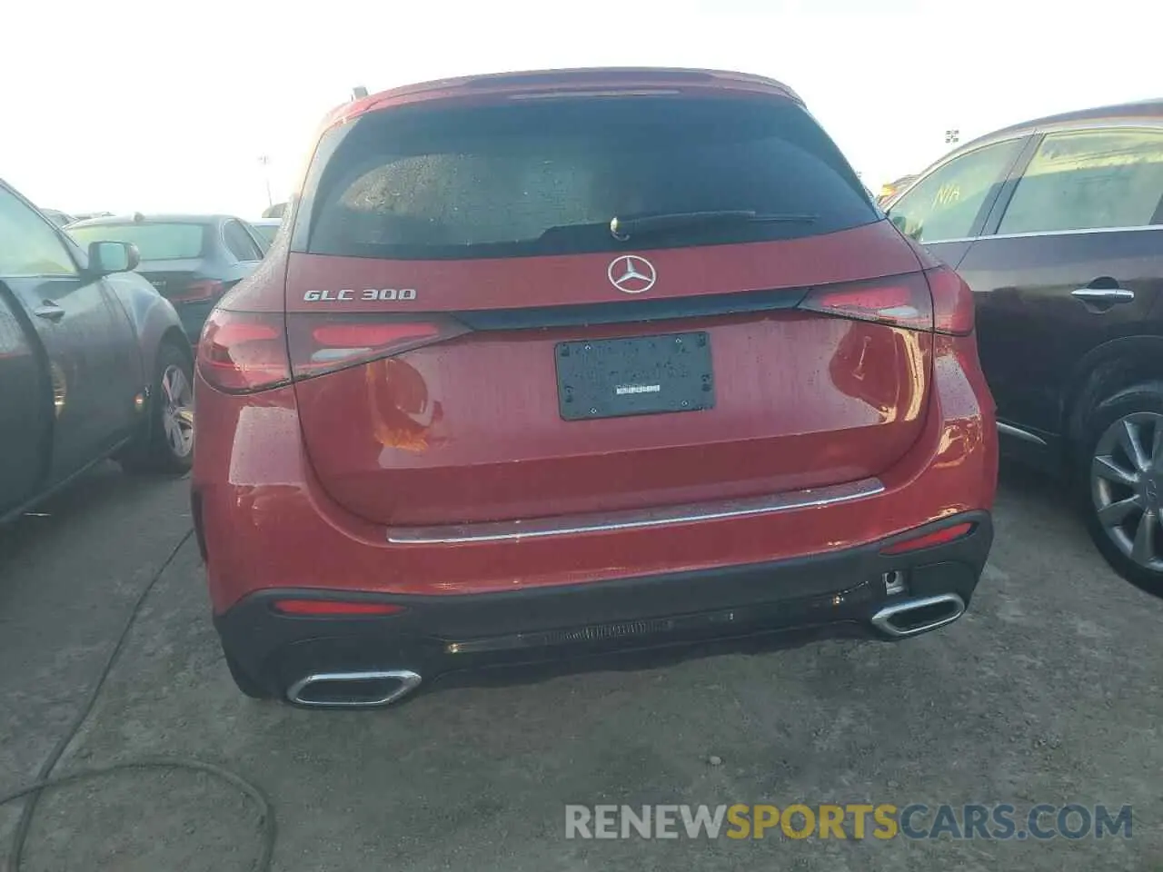 6 fotografías del automóvil dañado W1NKM4GB5RF137689 MERCEDES-BENZ GLC-CLASS 2024