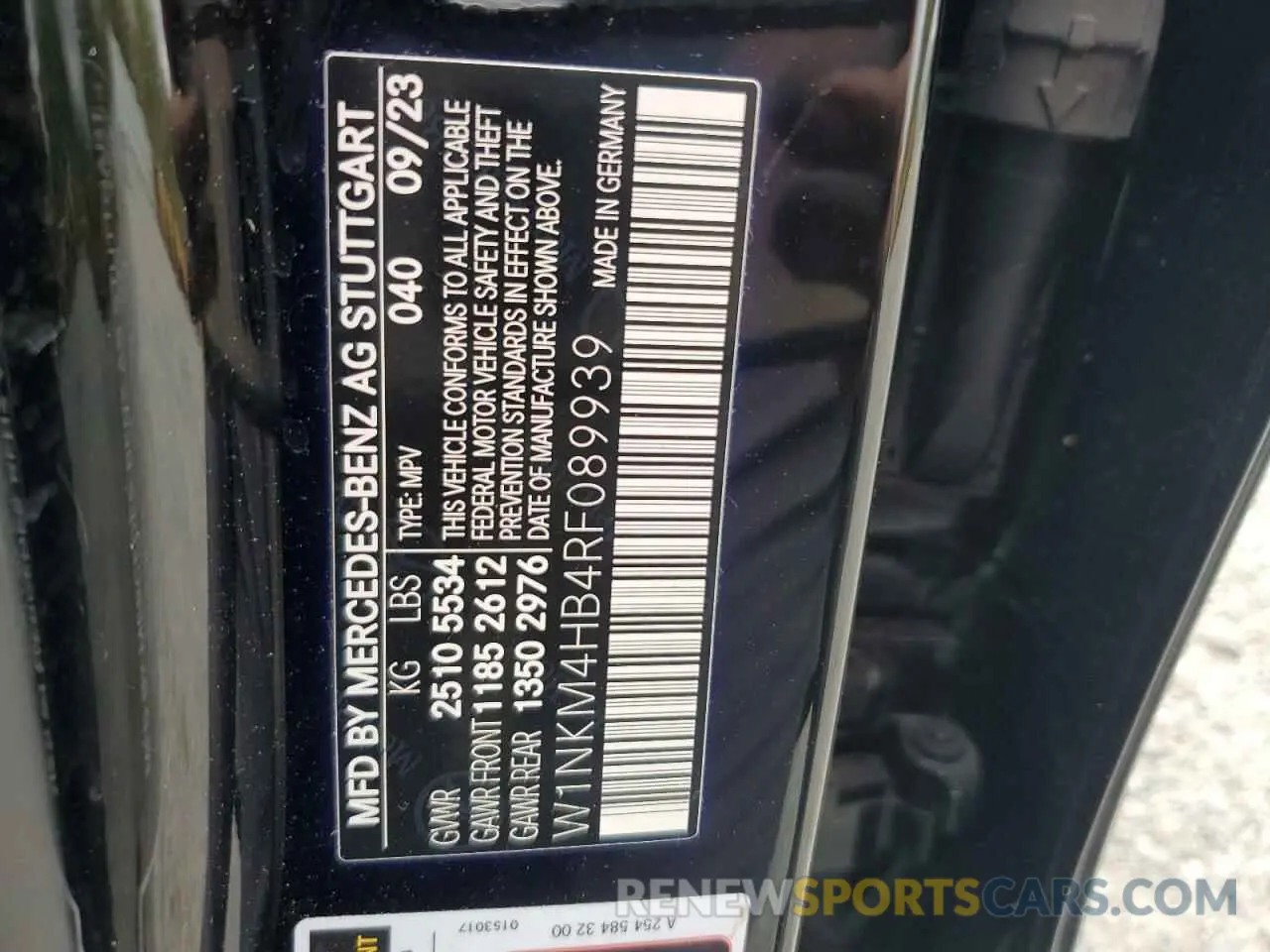 14 fotografías del automóvil dañado W1NKM4HB4RF089939 MERCEDES-BENZ GLC-CLASS 2024