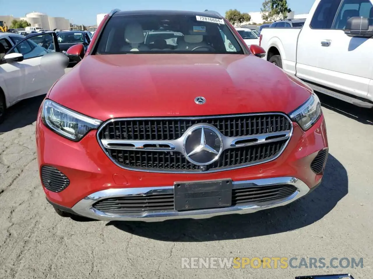 5 fotografías del automóvil dañado W1NKM4HB5RF096494 MERCEDES-BENZ GLC-CLASS 2024