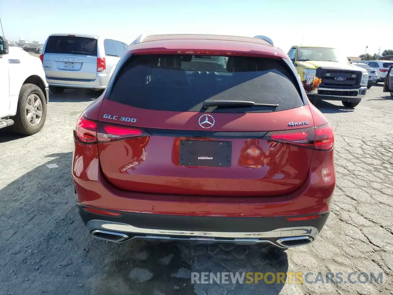 6 fotografías del automóvil dañado W1NKM4HB5RF096494 MERCEDES-BENZ GLC-CLASS 2024