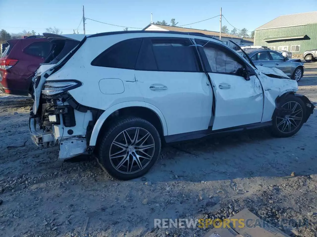 3 fotografías del automóvil dañado W1NKM8HB4RF154666 MERCEDES-BENZ GLC-CLASS 2024