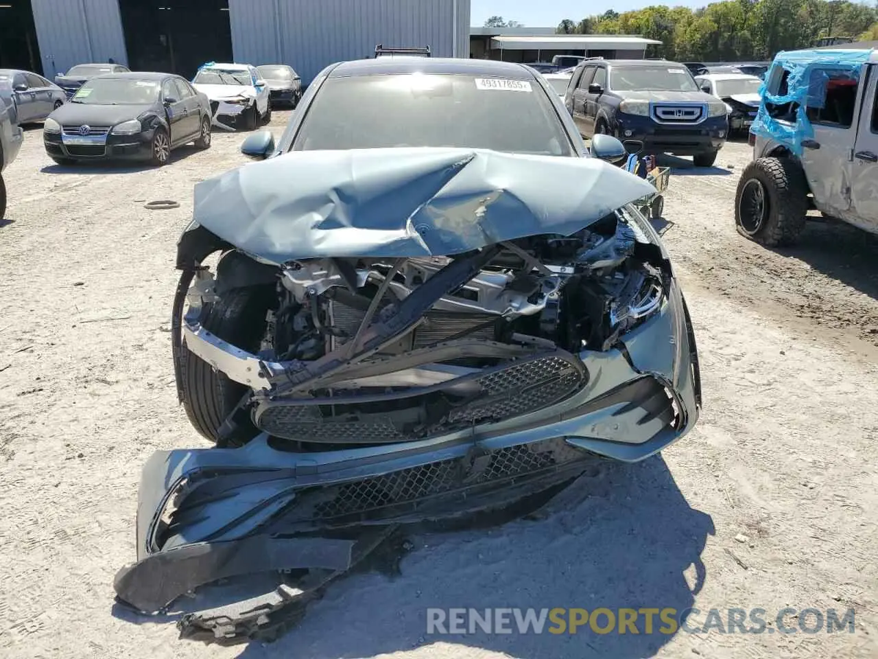 5 fotografías del automóvil dañado W1NKJ4HB1SF340964 MERCEDES-BENZ GLC-CLASS 2025