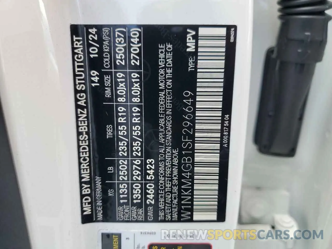 14 fotografías del automóvil dañado W1NKM4GB1SF296649 MERCEDES-BENZ GLC-CLASS 2025