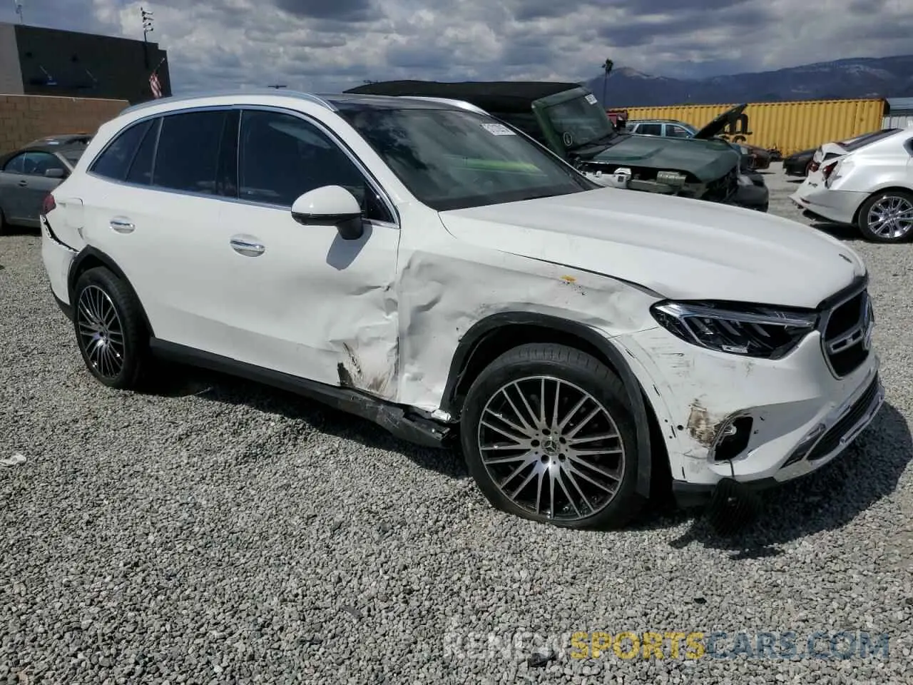 4 fotografías del automóvil dañado W1NKM4HB7SF296928 MERCEDES-BENZ GLC-CLASS 2025