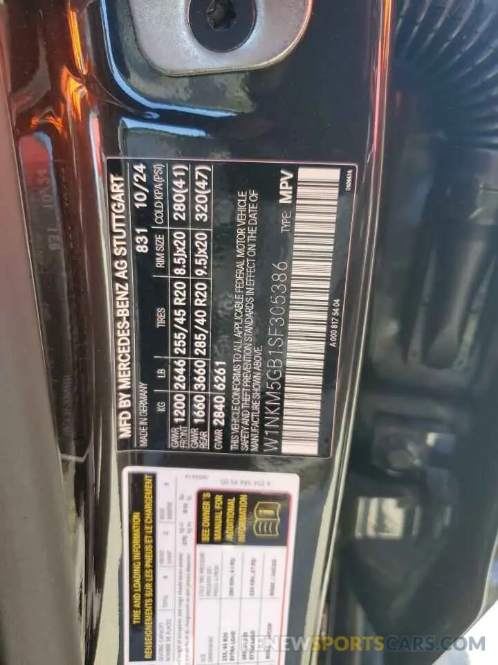 13 fotografías del automóvil dañado W1NKM5GB1SF305386 MERCEDES-BENZ GLC-CLASS 2025