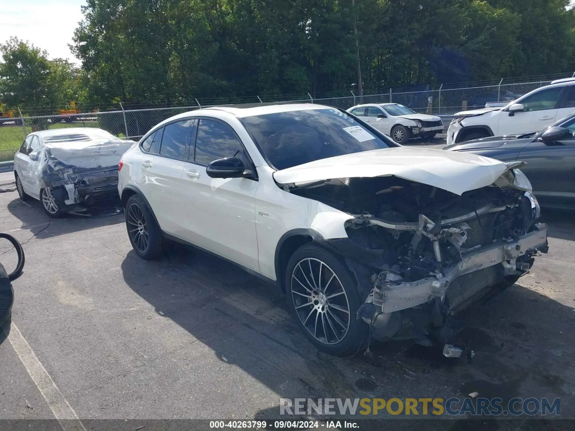 1 fotografías del automóvil dañado WDC0J6EB6JF398964 MERCEDES-BENZ GLC COUPE 2018