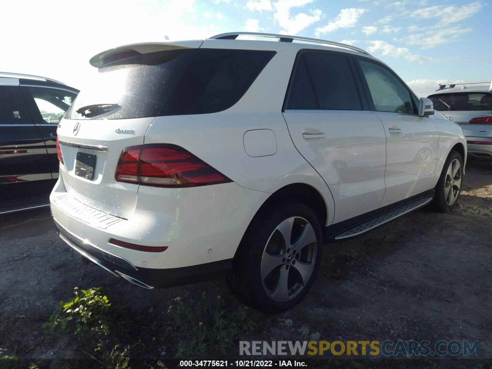 4 fotografías del automóvil dañado 4JGDA5GB2KB208466 MERCEDES-BENZ GLE 2019