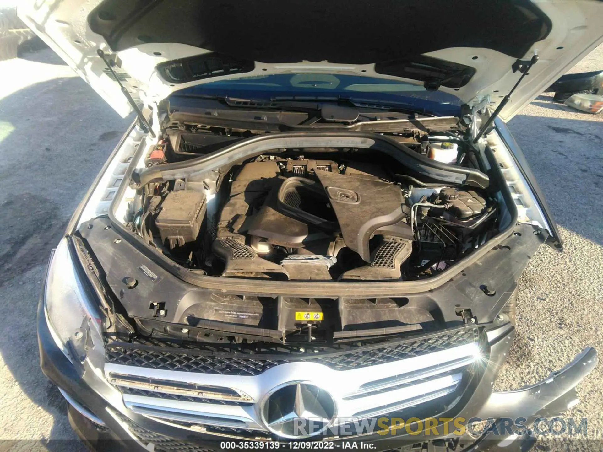 10 fotografías del automóvil dañado 4JGDA5GBXKB215276 MERCEDES-BENZ GLE 2019