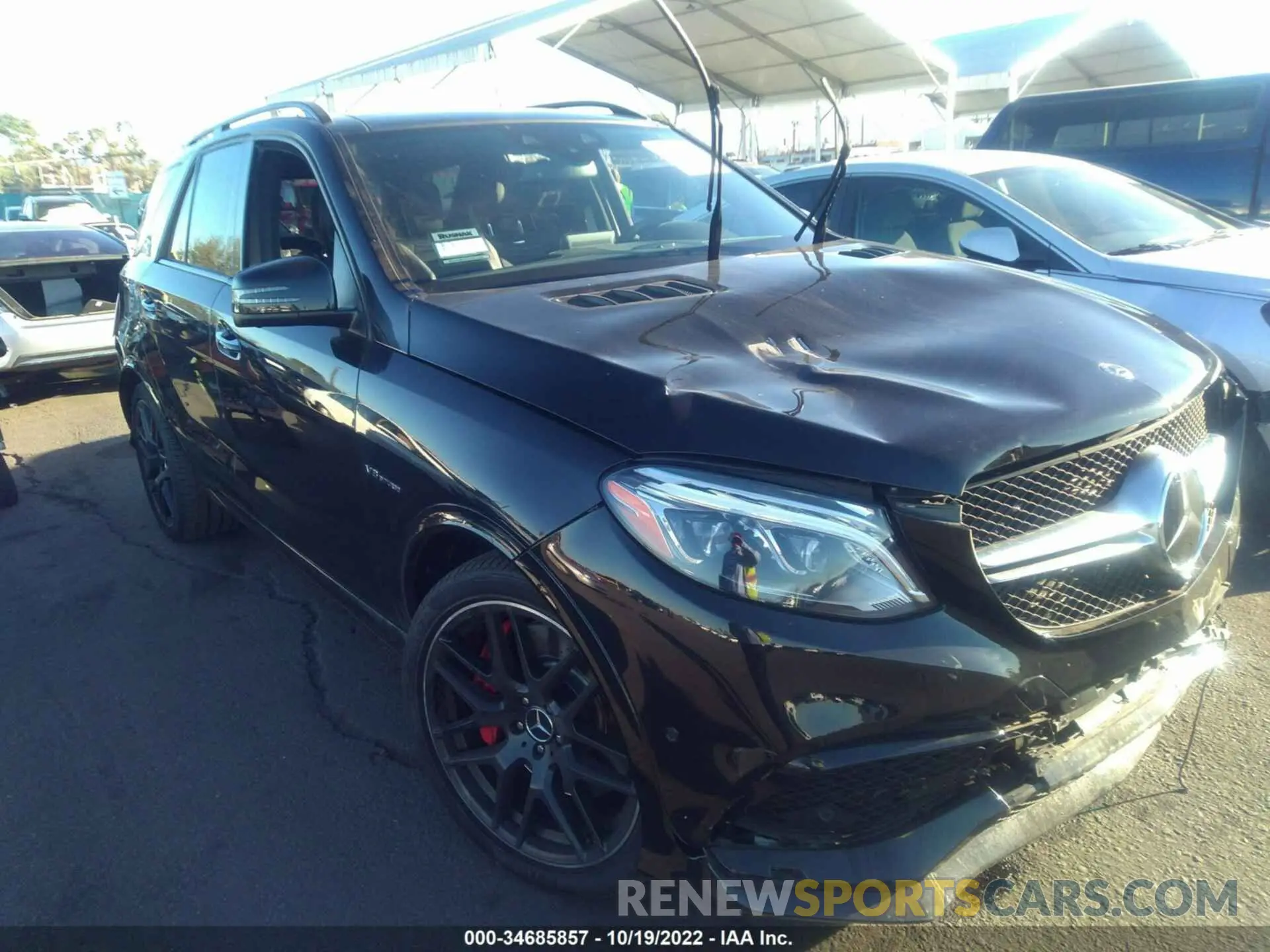 1 fotografías del automóvil dañado 4JGDA7FB8KB195896 MERCEDES-BENZ GLE 2019