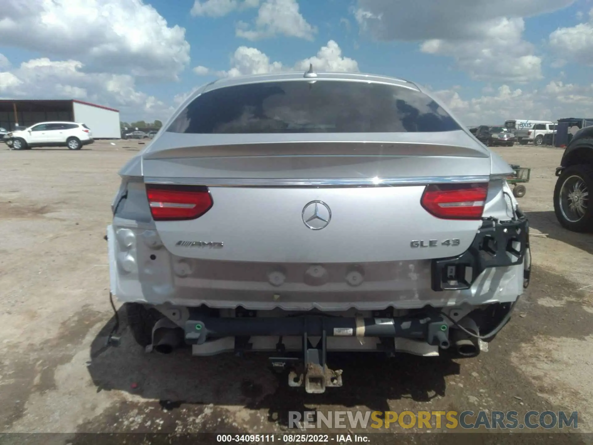 6 fotografías del automóvil dañado 4JGED6EB3KA141371 MERCEDES-BENZ GLE 2019