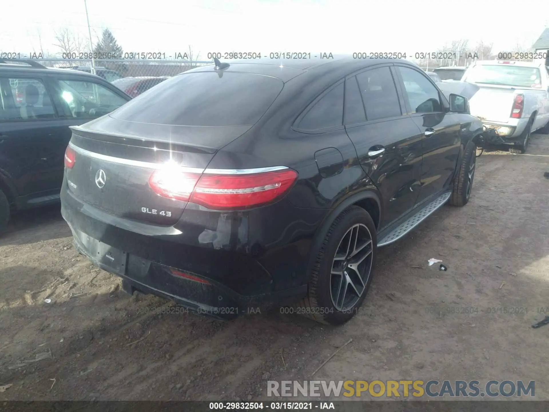 4 fotografías del automóvil dañado 4JGED6EB3KA141631 MERCEDES-BENZ GLE 2019