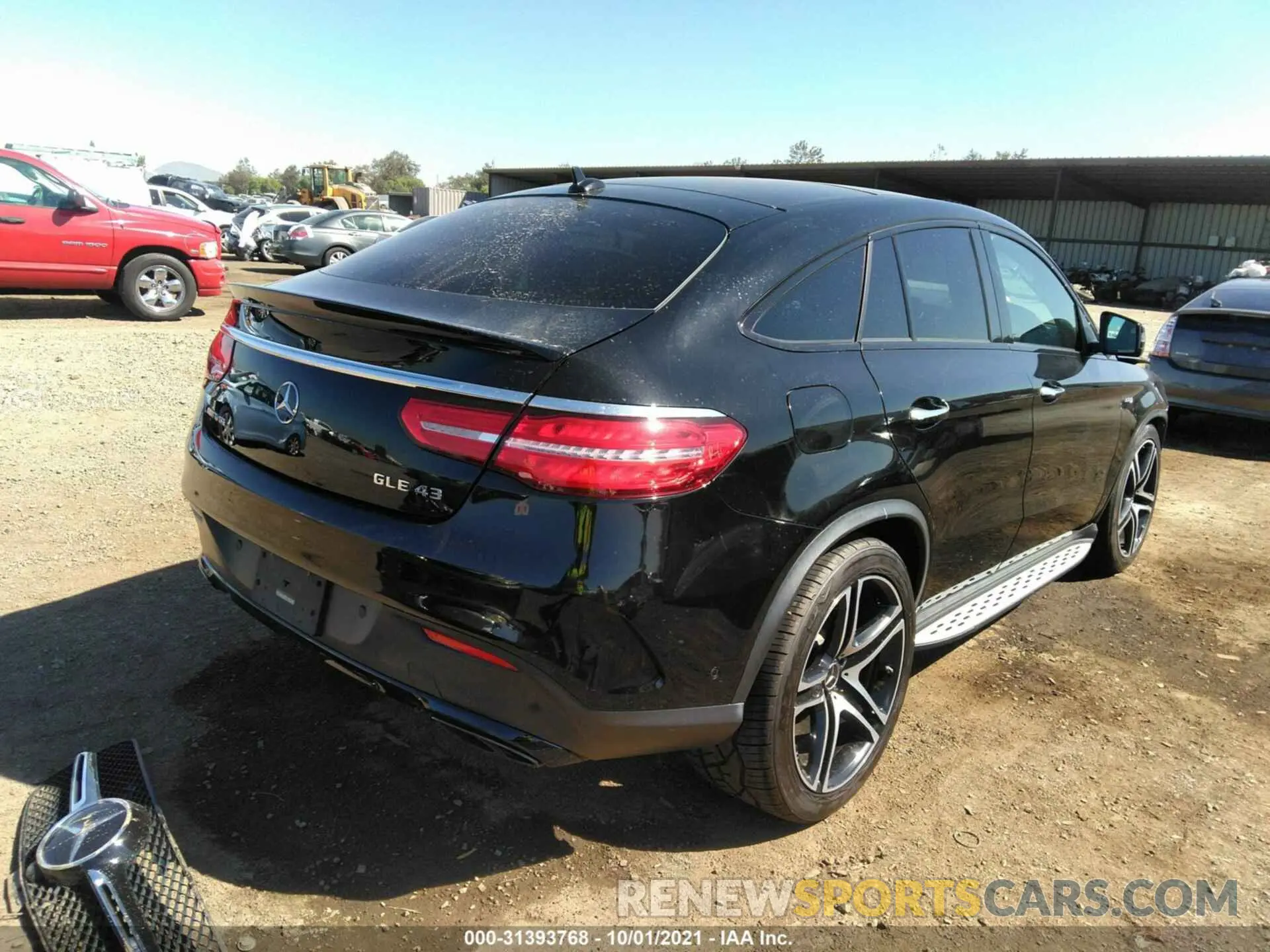 4 fotografías del automóvil dañado 4JGED6EB4KA154260 MERCEDES-BENZ GLE 2019
