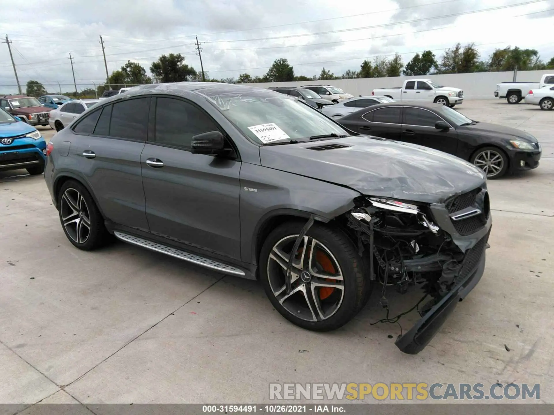 1 fotografías del automóvil dañado 4JGED6EB5KA151416 MERCEDES-BENZ GLE 2019