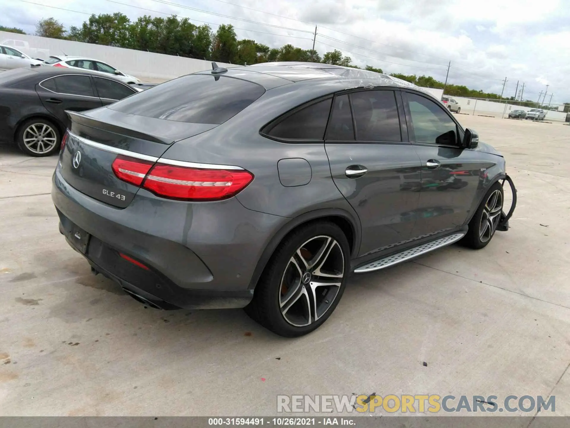 4 fotografías del automóvil dañado 4JGED6EB5KA151416 MERCEDES-BENZ GLE 2019