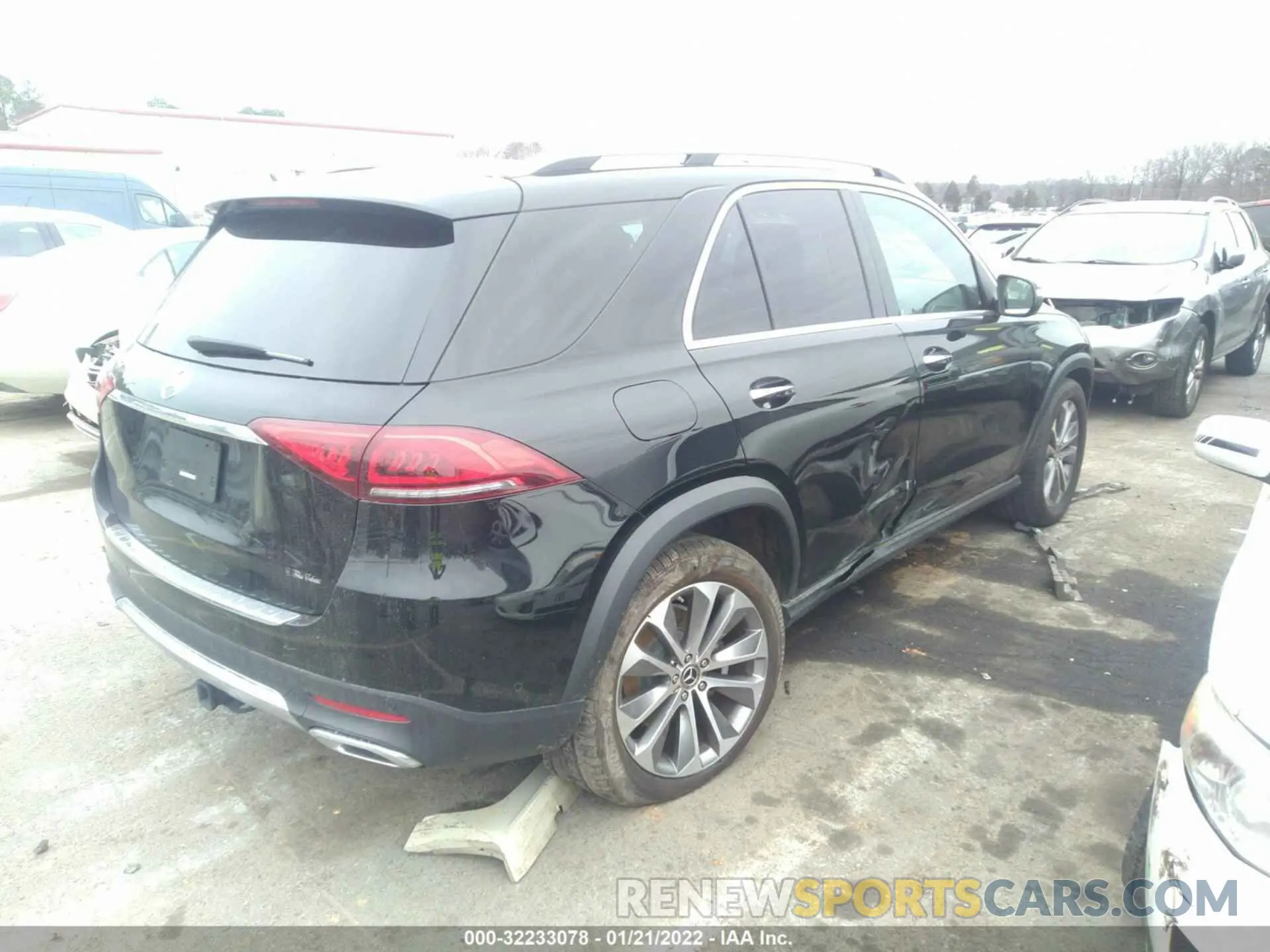 4 fotografías del automóvil dañado 4JGFB4JE9LA122291 MERCEDES-BENZ GLE 2020