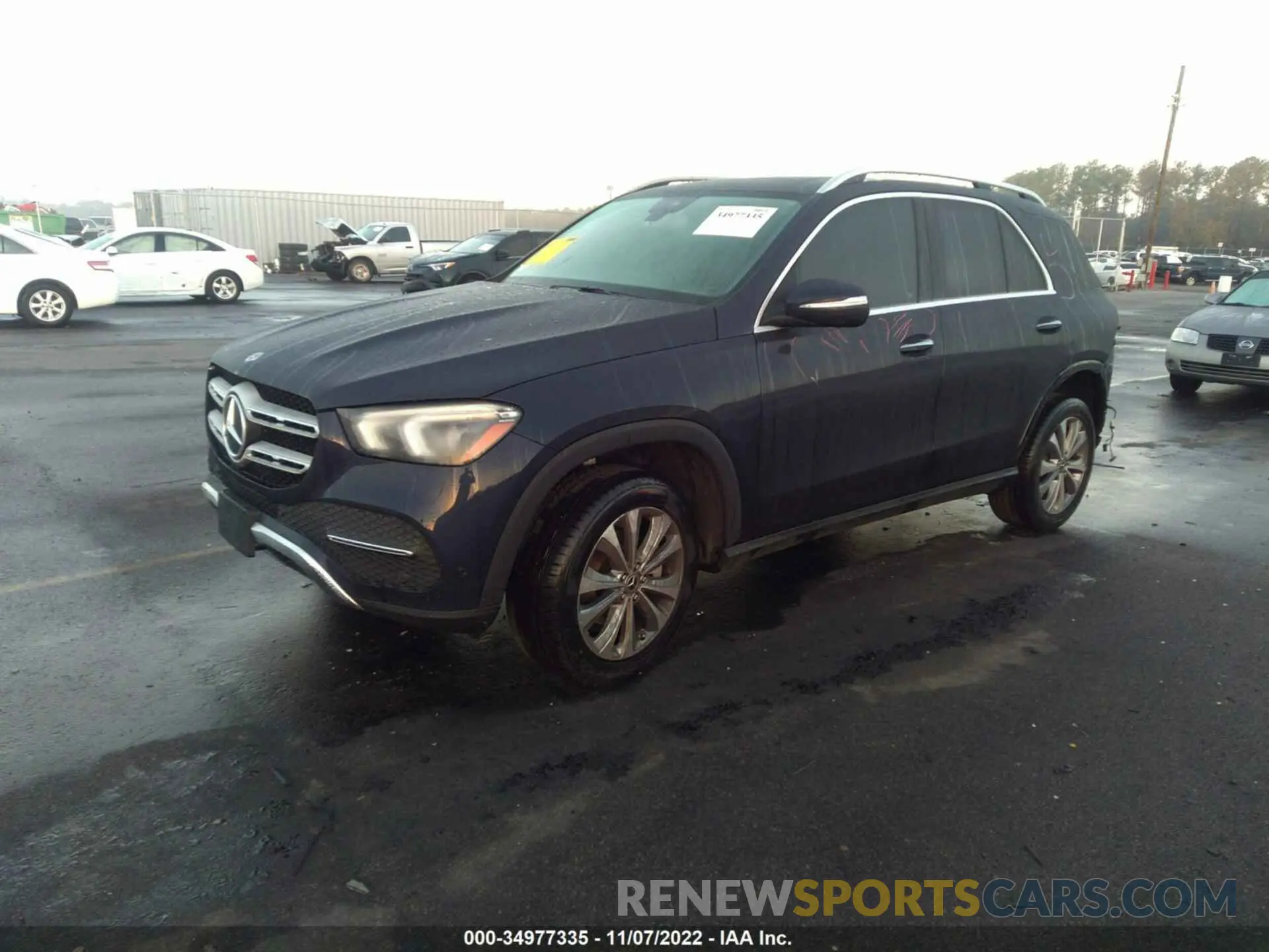 2 fotografías del automóvil dañado 4JGFB4KB1LA134276 MERCEDES-BENZ GLE 2020