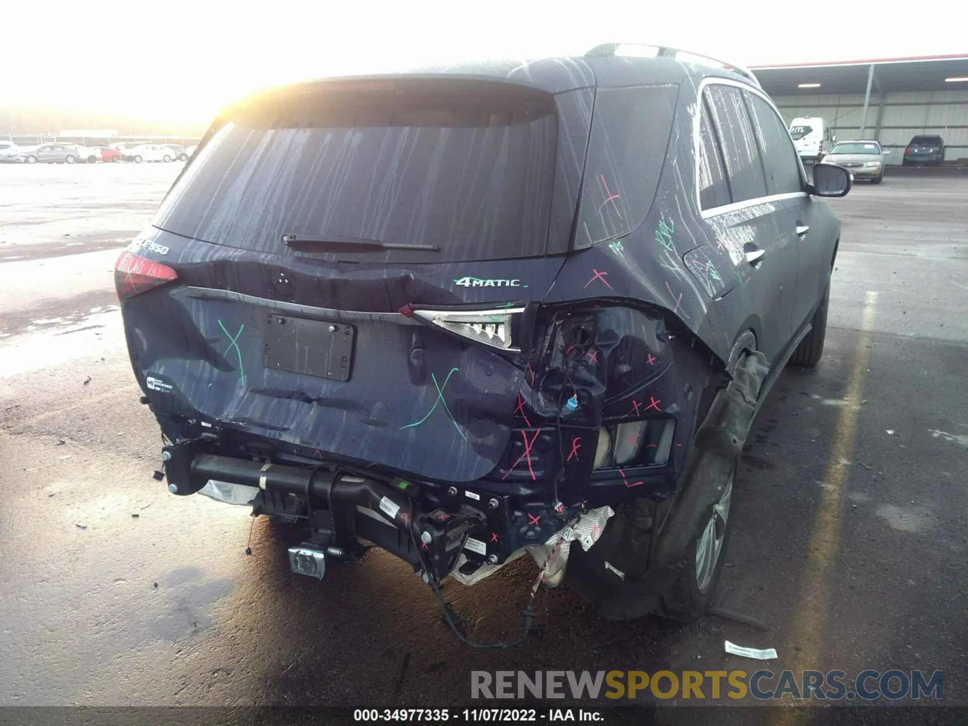 6 fotografías del automóvil dañado 4JGFB4KB1LA134276 MERCEDES-BENZ GLE 2020
