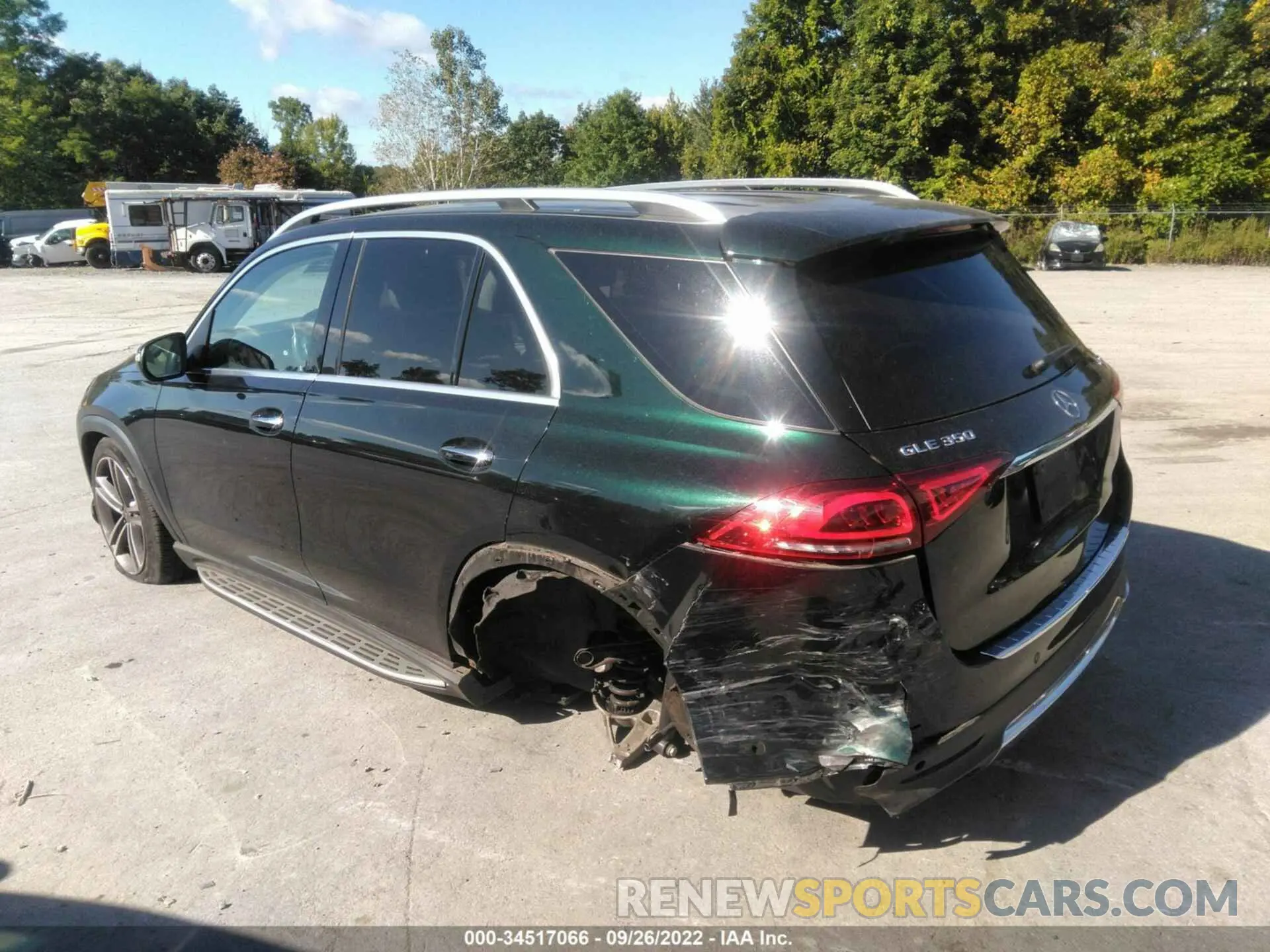 3 fotografías del automóvil dañado 4JGFB4KB5LA055080 MERCEDES-BENZ GLE 2020