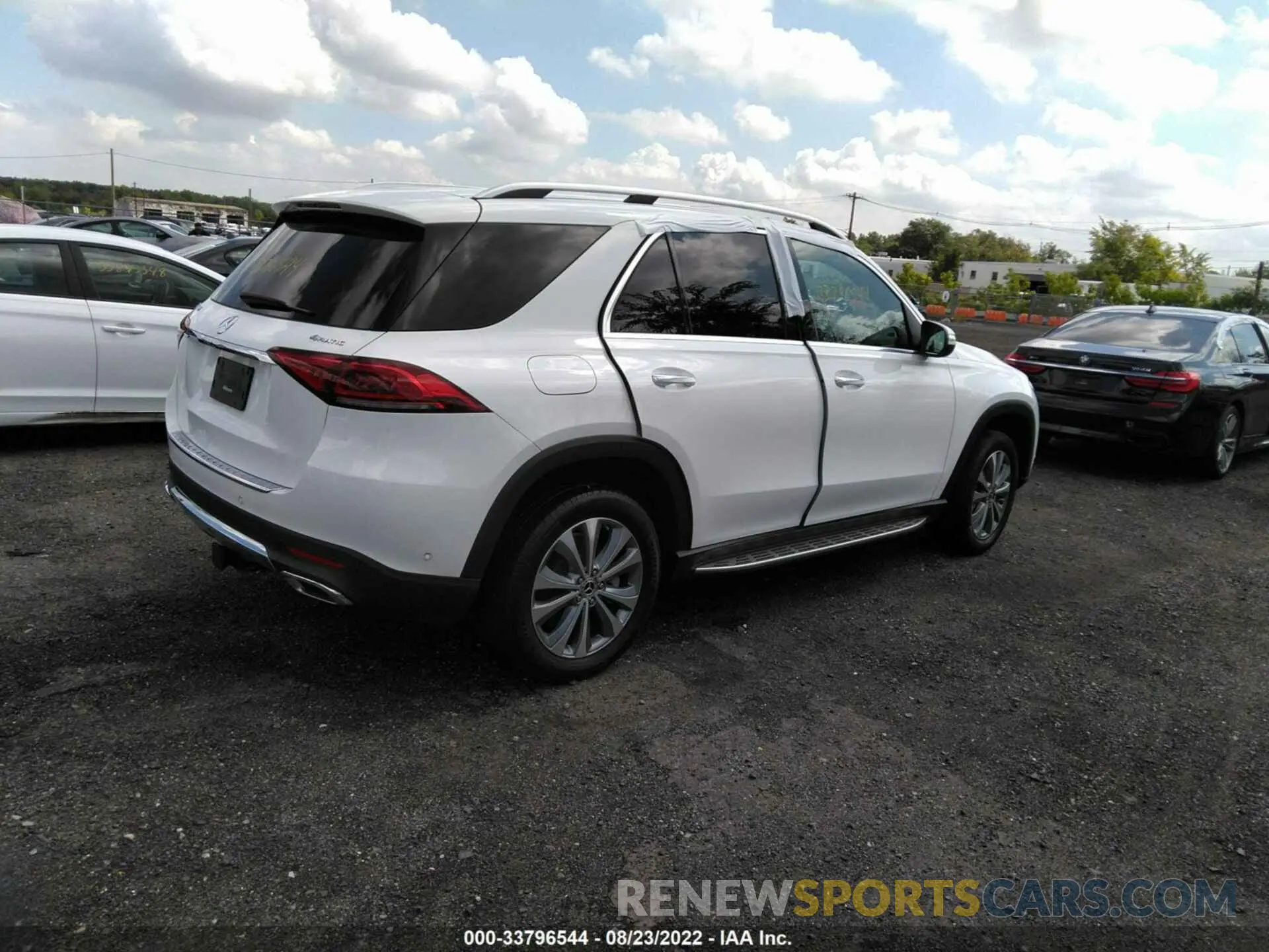 4 fotografías del automóvil dañado 4JGFB4KB6LA047215 MERCEDES-BENZ GLE 2020