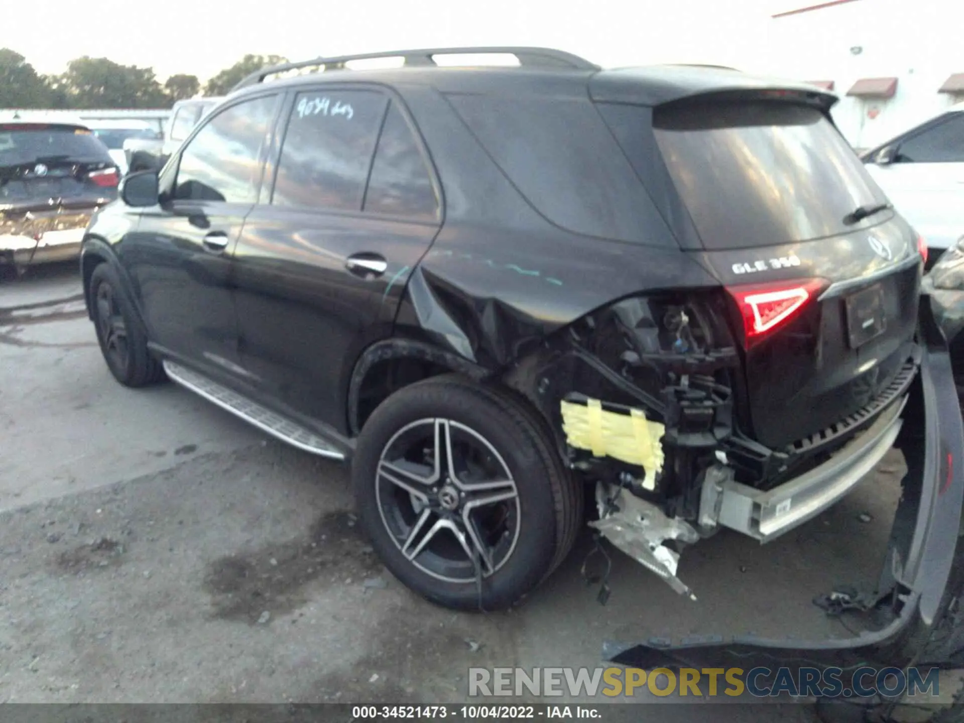 3 fotografías del automóvil dañado 4JGFB4KB9LA255668 MERCEDES-BENZ GLE 2020