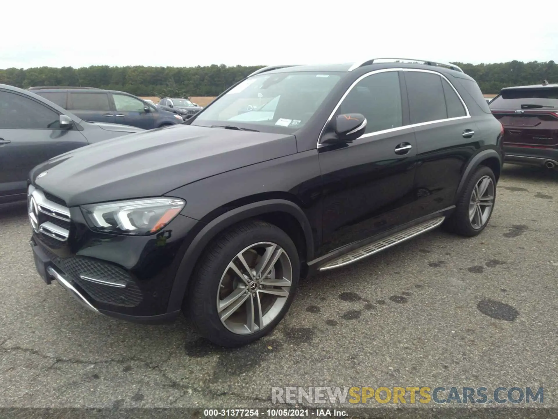 2 fotografías del automóvil dañado 4JGFB5KB0LA215341 MERCEDES-BENZ GLE 2020