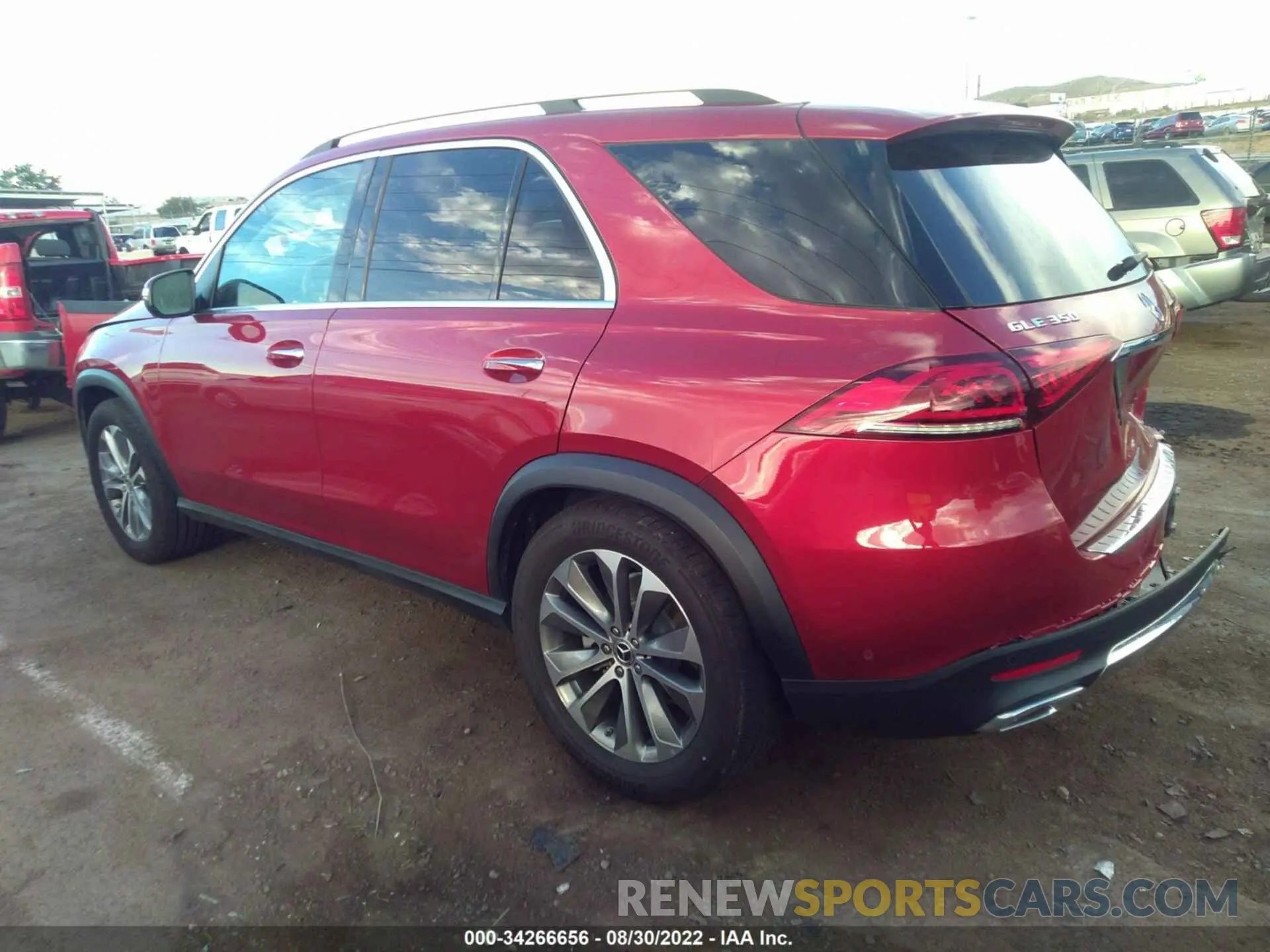 3 fotografías del automóvil dañado 4JGFB4KE7MA385749 MERCEDES-BENZ GLE 2021