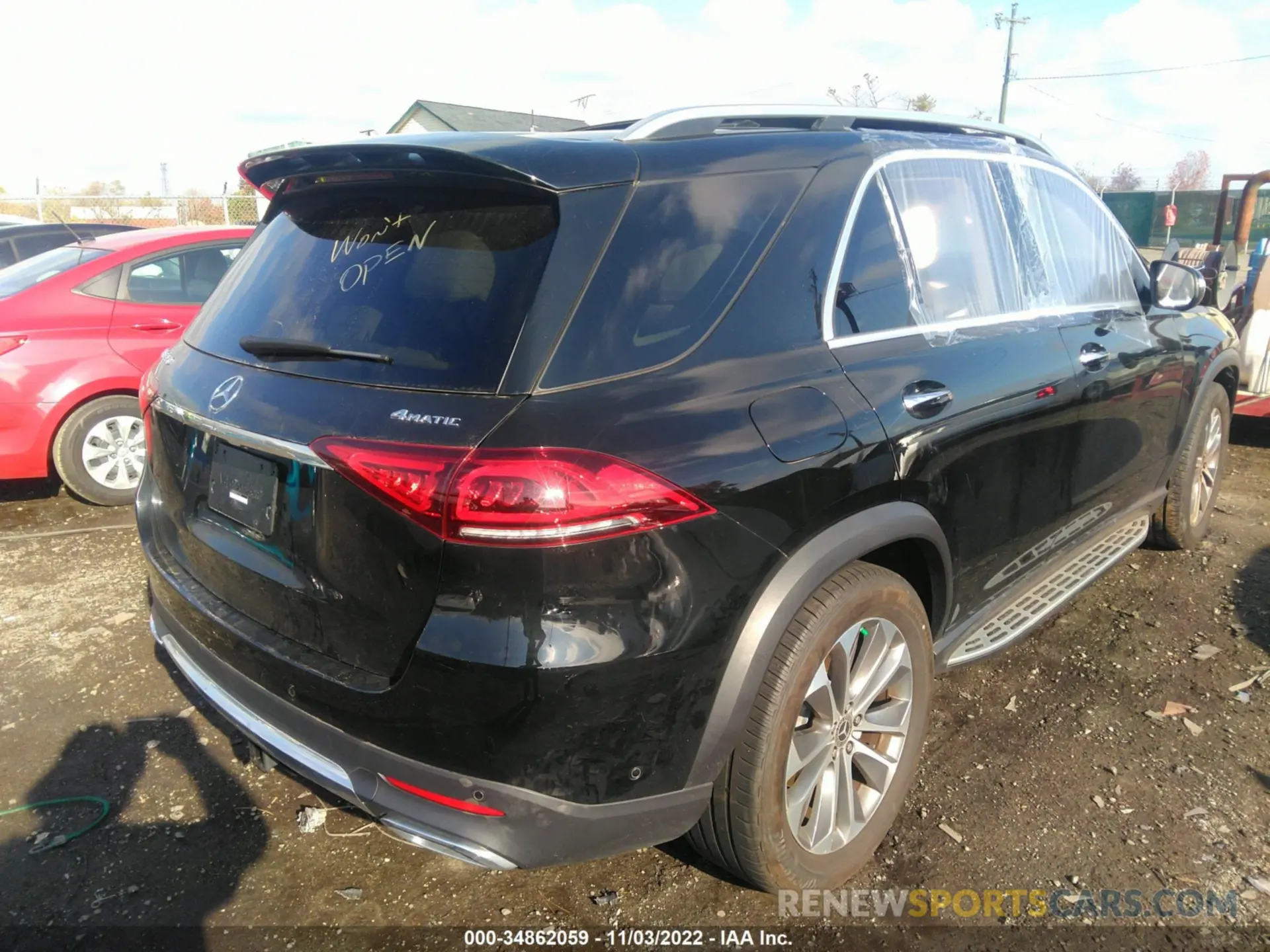 13 fotografías del automóvil dañado 4JGFB4KE8MA371200 MERCEDES-BENZ GLE 2021