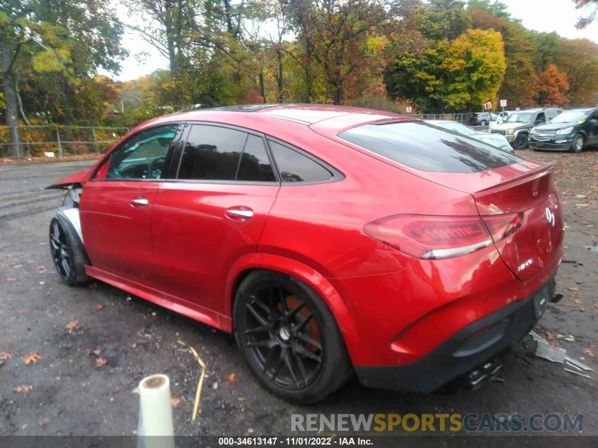 3 fotografías del automóvil dañado 4JGFD6BB2MA356901 MERCEDES-BENZ GLE 2021