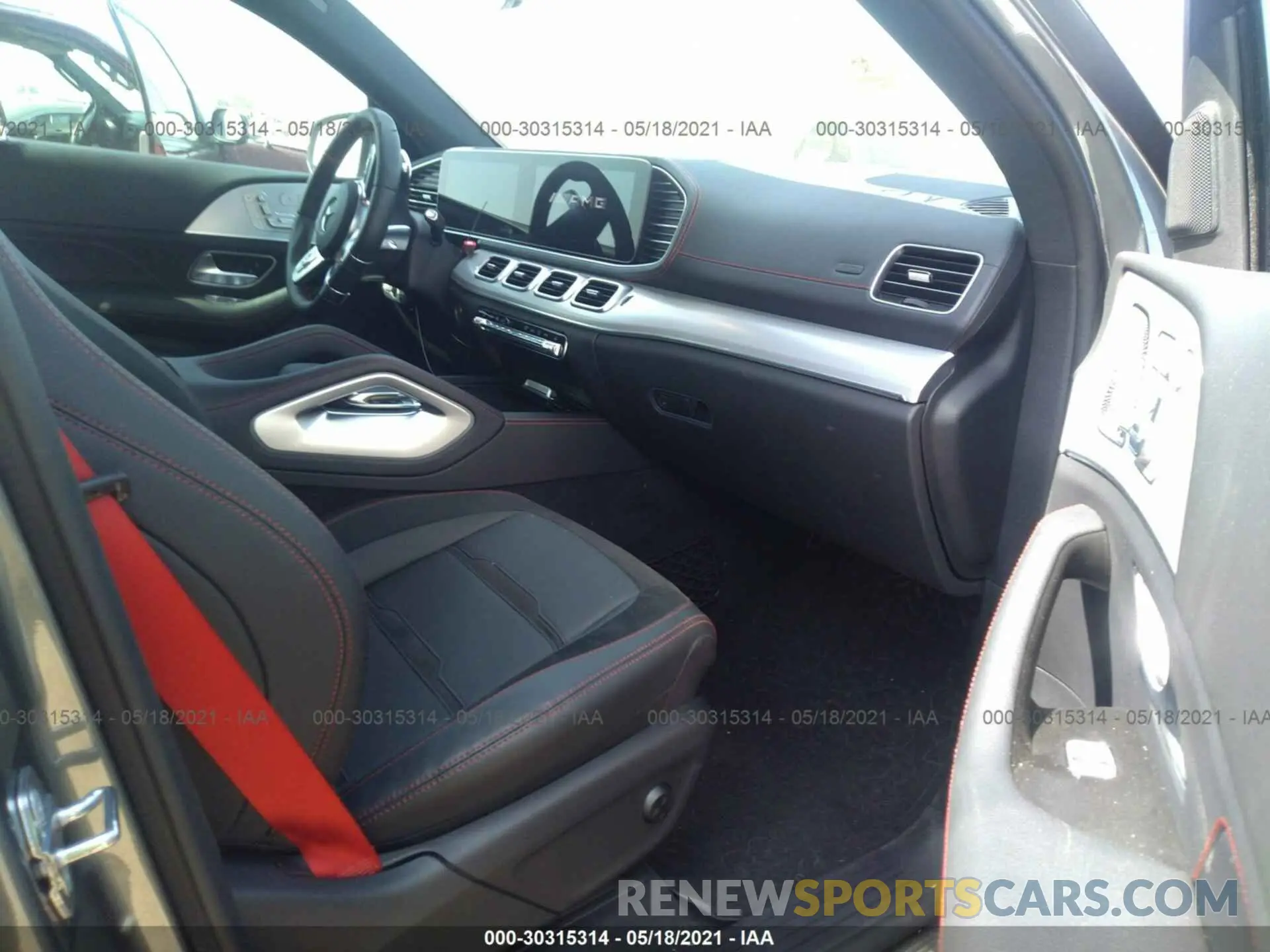 5 fotografías del automóvil dañado 4JGFD6BB3MA285207 MERCEDES-BENZ GLE 2021