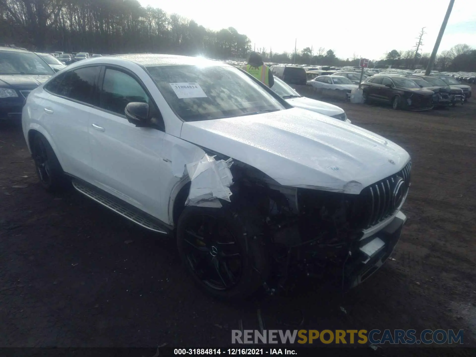 1 fotografías del automóvil dañado 4JGFD6BB5MA194438 MERCEDES-BENZ GLE 2021