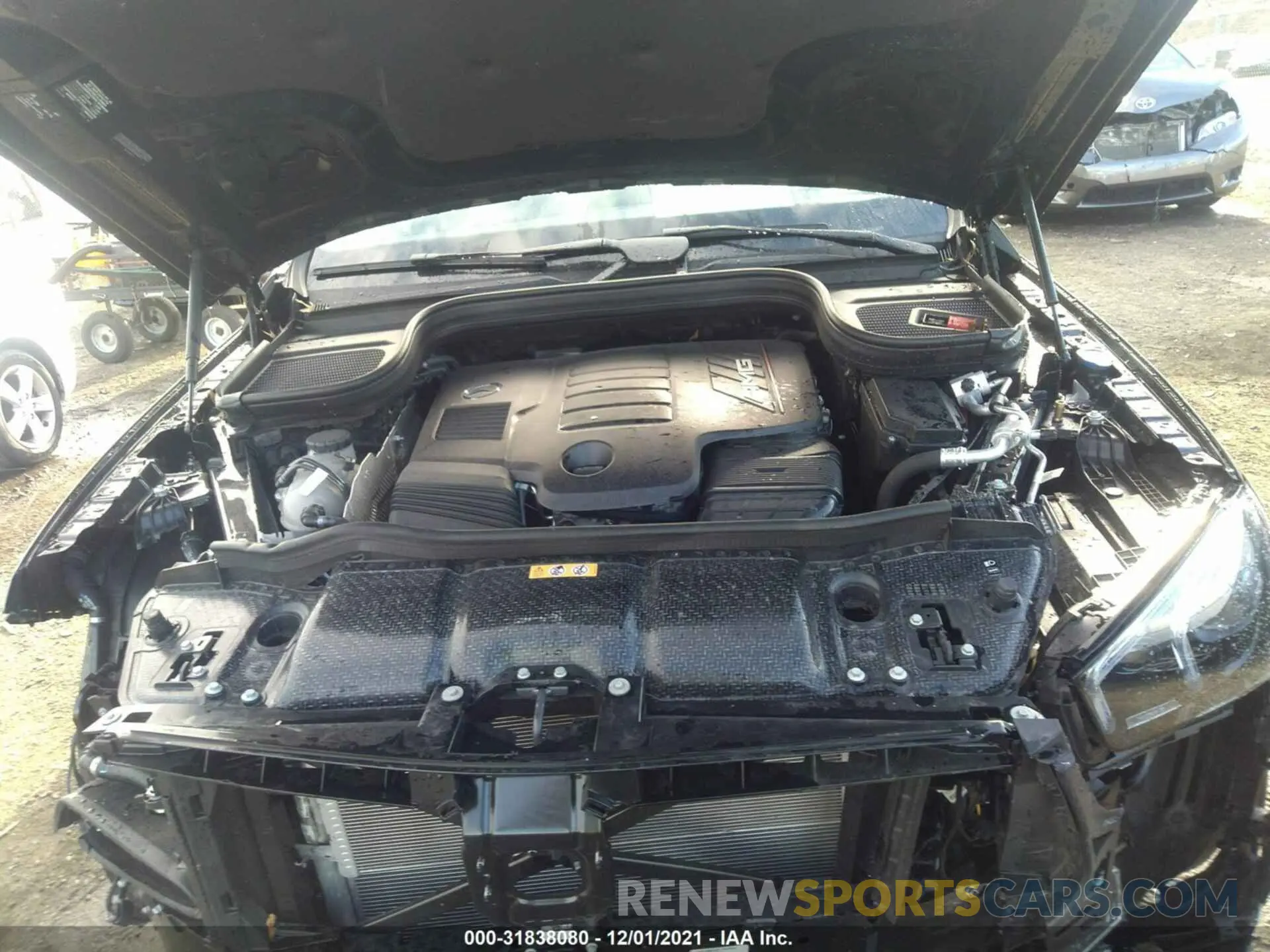 10 fotografías del automóvil dañado 4JGFD6BB8MA450135 MERCEDES-BENZ GLE 2021