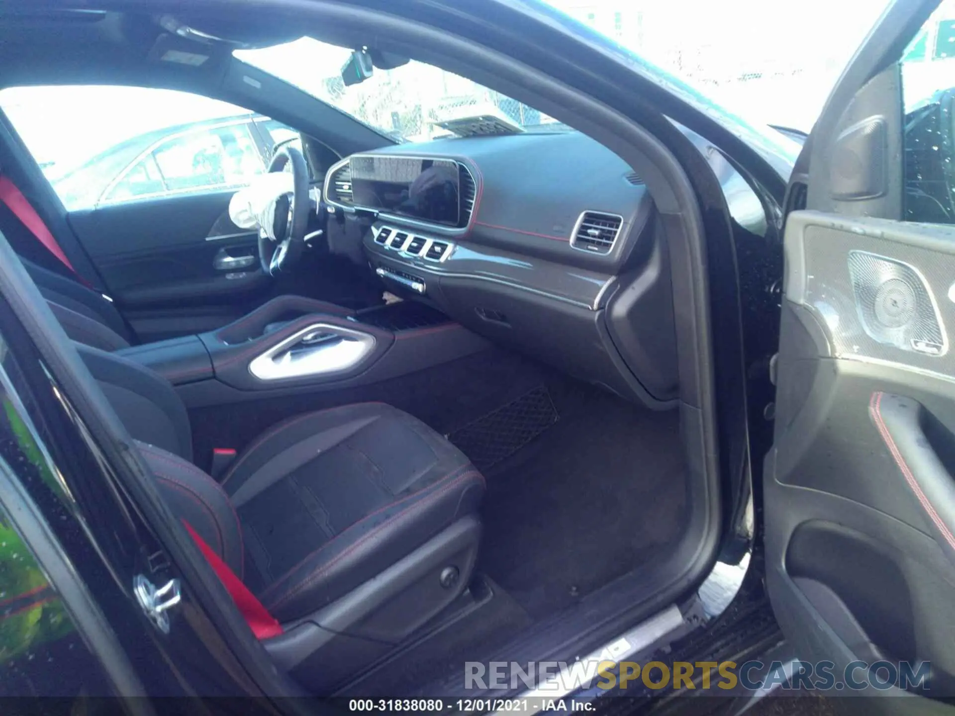 5 fotografías del automóvil dañado 4JGFD6BB8MA450135 MERCEDES-BENZ GLE 2021
