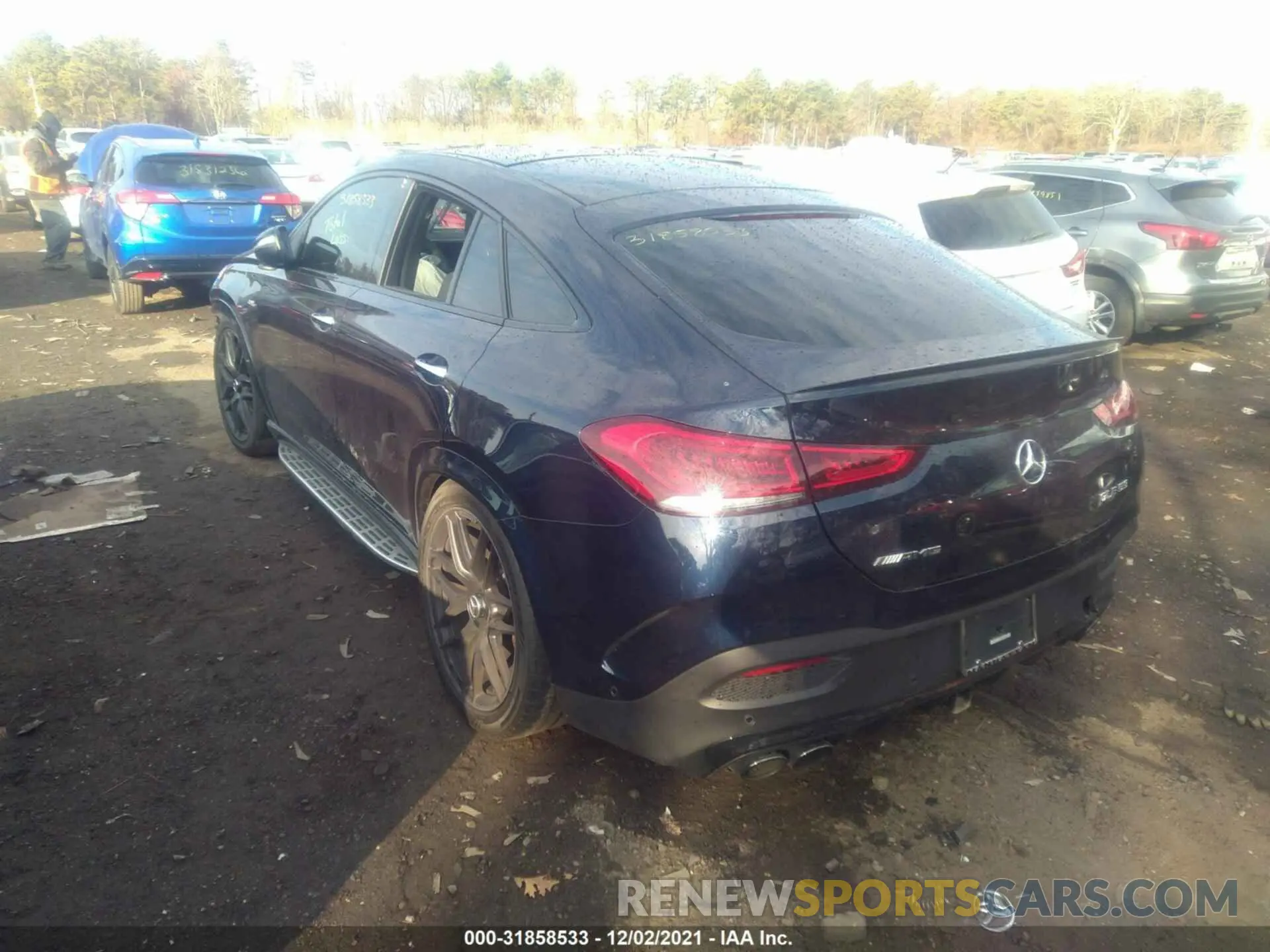 3 fotografías del automóvil dañado 4JGFD6BB9MA382797 MERCEDES-BENZ GLE 2021