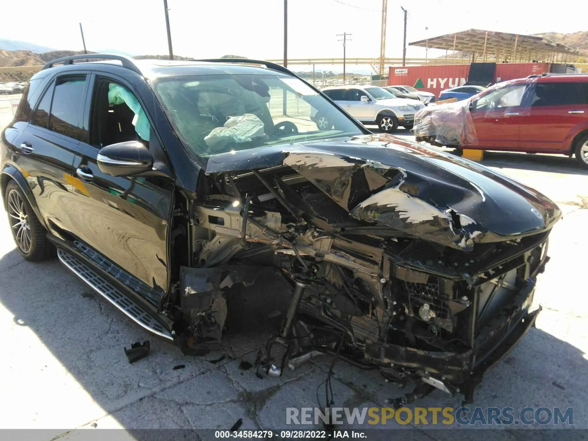 6 fotografías del automóvil dañado 4JGFB4JB7NA651828 MERCEDES-BENZ GLE 2022