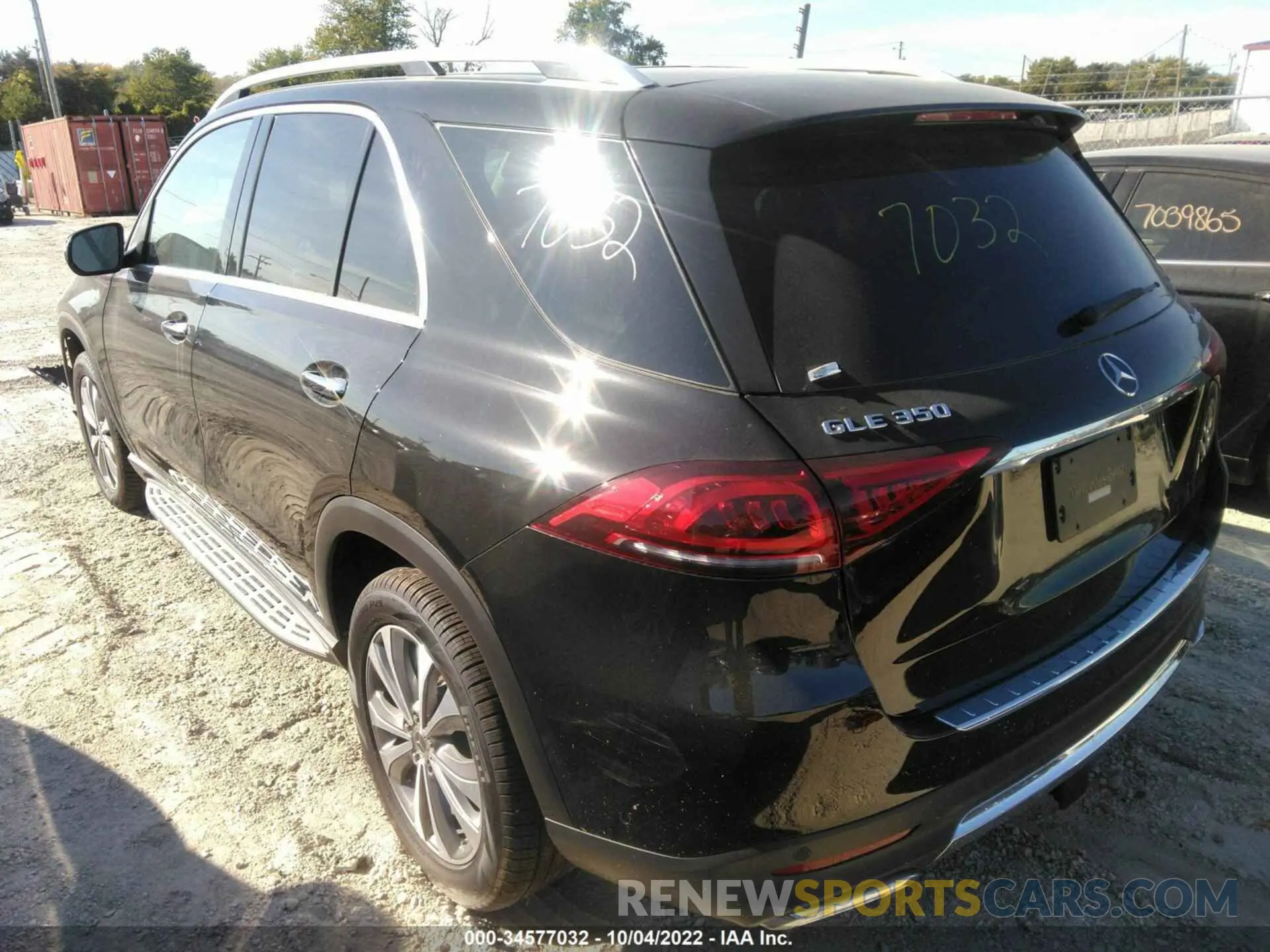 3 fotografías del automóvil dañado 4JGFB4KB8NA759566 MERCEDES-BENZ GLE 2022