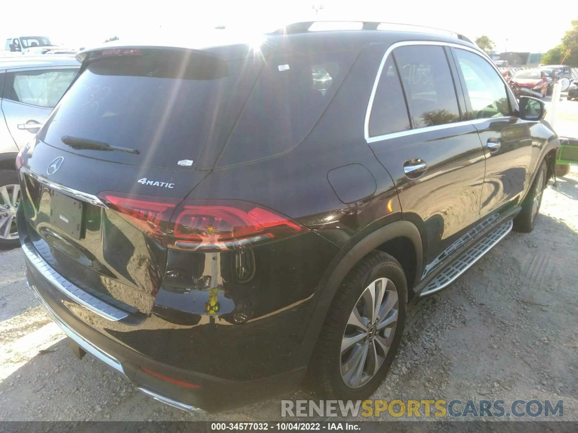 4 fotografías del automóvil dañado 4JGFB4KB8NA759566 MERCEDES-BENZ GLE 2022