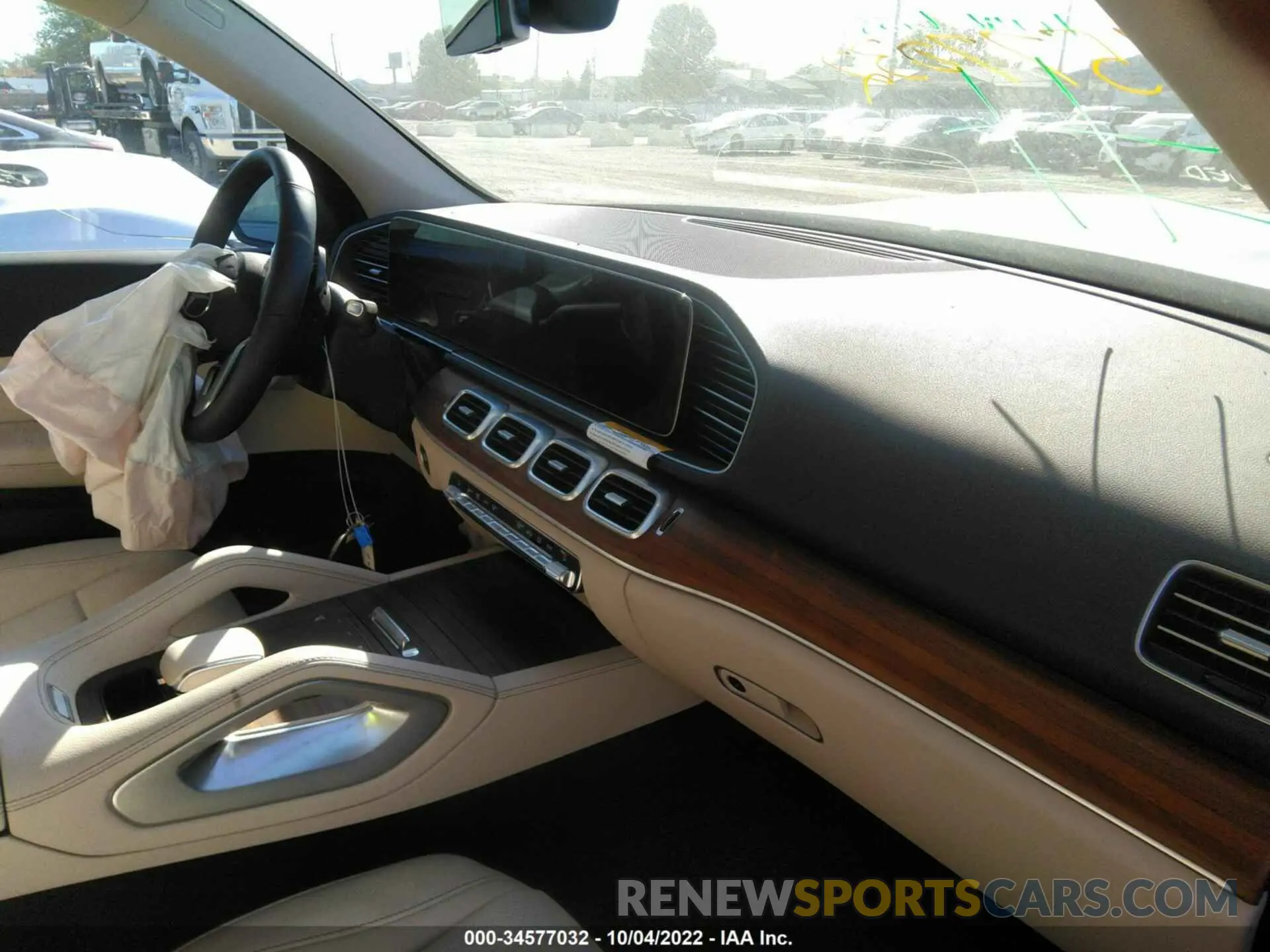 5 fotografías del automóvil dañado 4JGFB4KB8NA759566 MERCEDES-BENZ GLE 2022