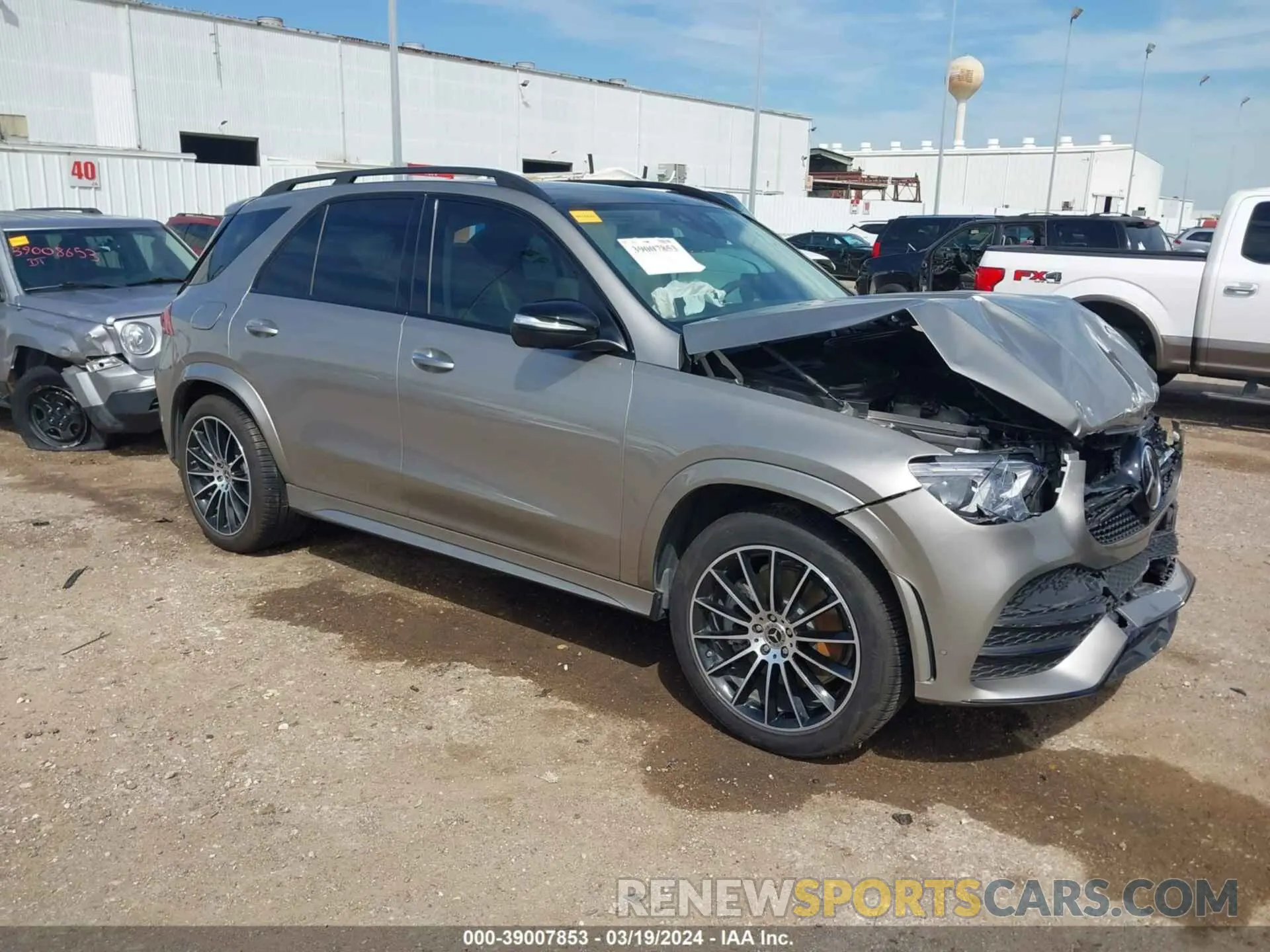 1 fotografías del automóvil dañado 4JGFB5KB7NA772878 MERCEDES-BENZ GLE 2022