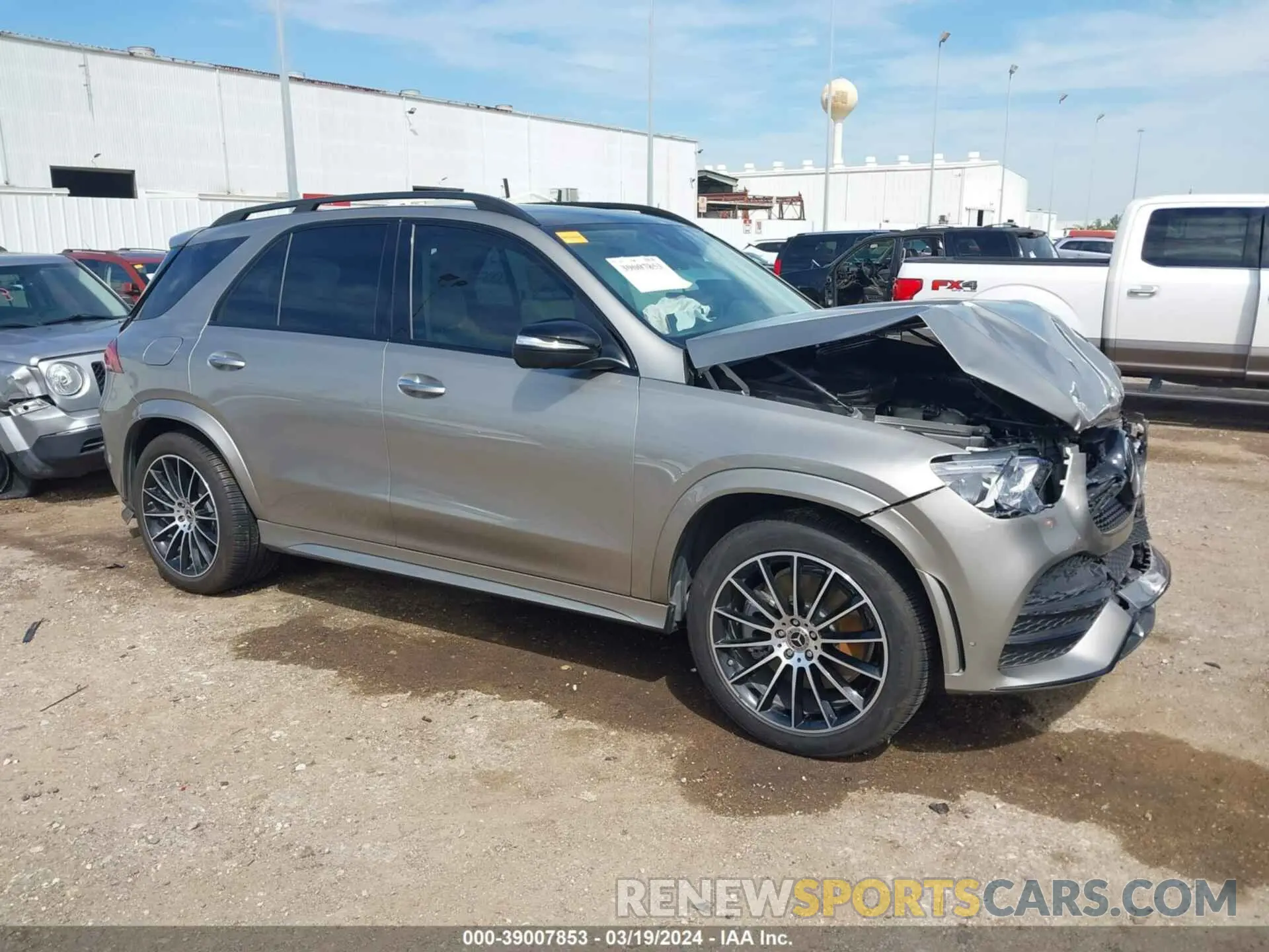 14 fotografías del automóvil dañado 4JGFB5KB7NA772878 MERCEDES-BENZ GLE 2022