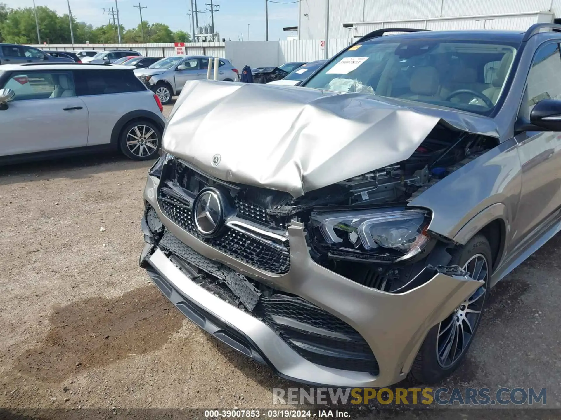 6 fotografías del automóvil dañado 4JGFB5KB7NA772878 MERCEDES-BENZ GLE 2022