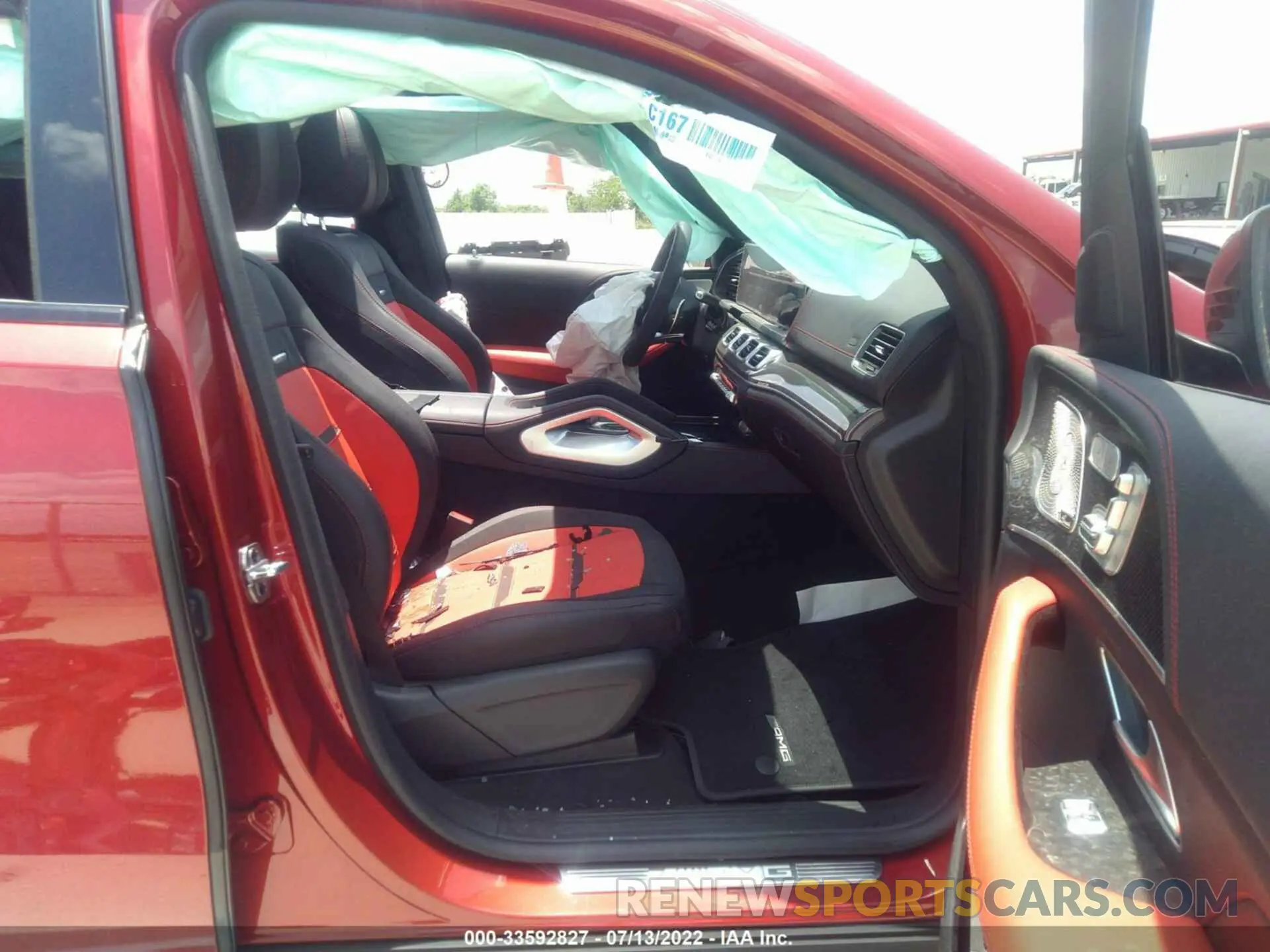 5 fotografías del automóvil dañado 4JGFD6BB4NA780453 MERCEDES-BENZ GLE 2022