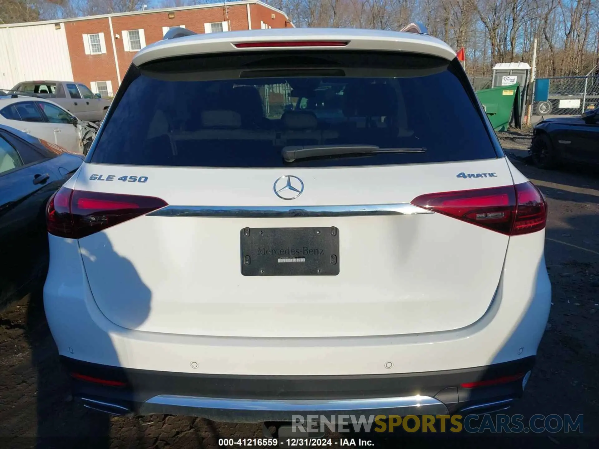 16 fotografías del automóvil dañado 4JGFB5KBXRB139730 MERCEDES-BENZ GLE 2024