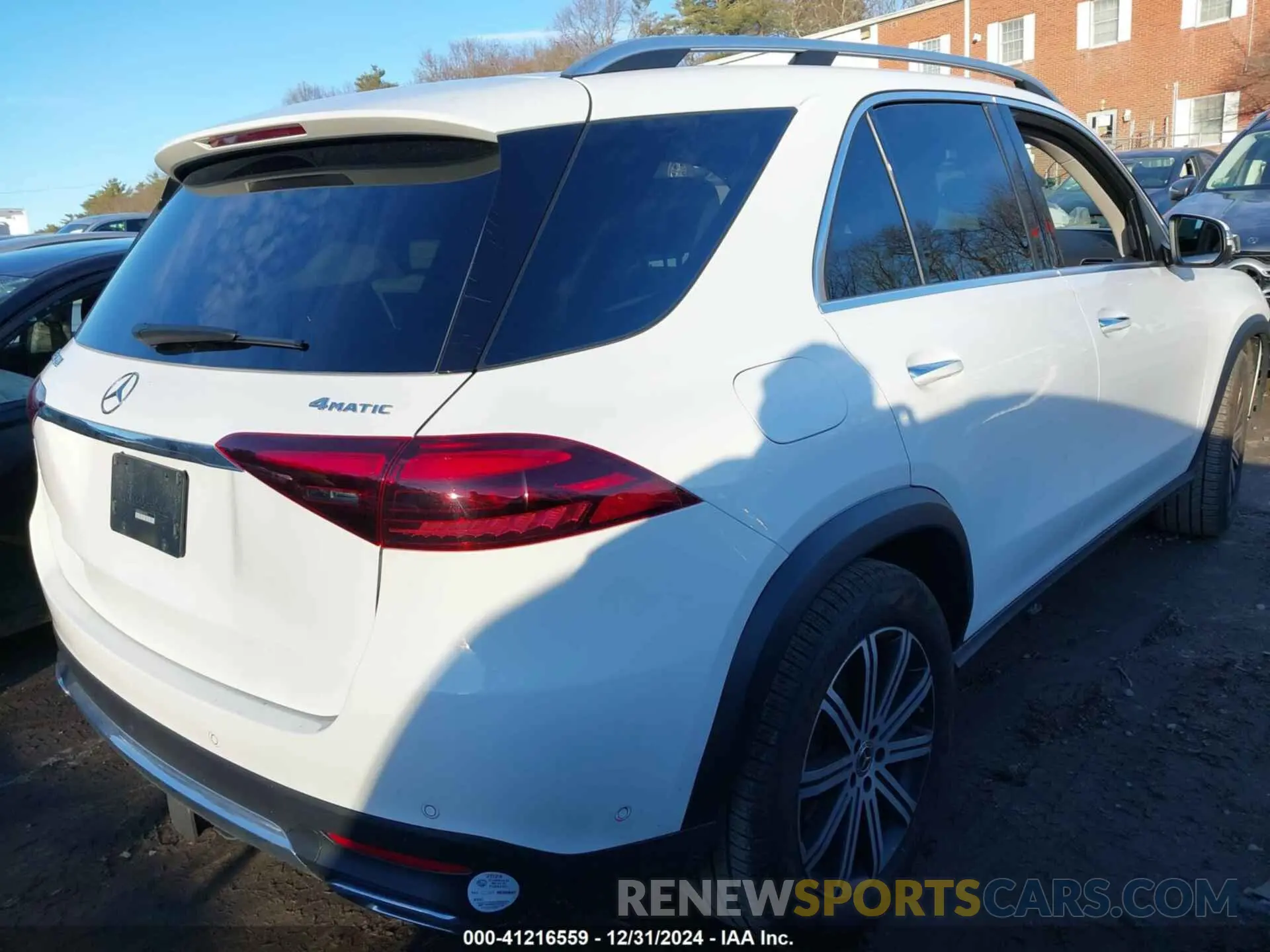 4 fotografías del automóvil dañado 4JGFB5KBXRB139730 MERCEDES-BENZ GLE 2024