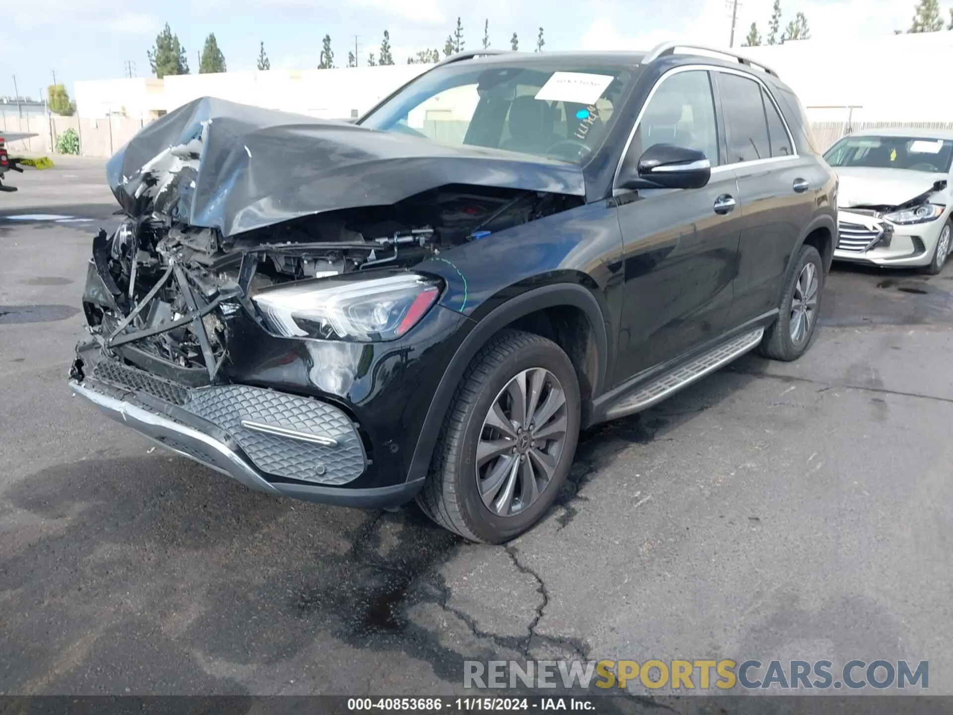 2 fotografías del automóvil dañado 4JGFB4JB1LA125448 MERCEDES-BENZ GLE 350 2020