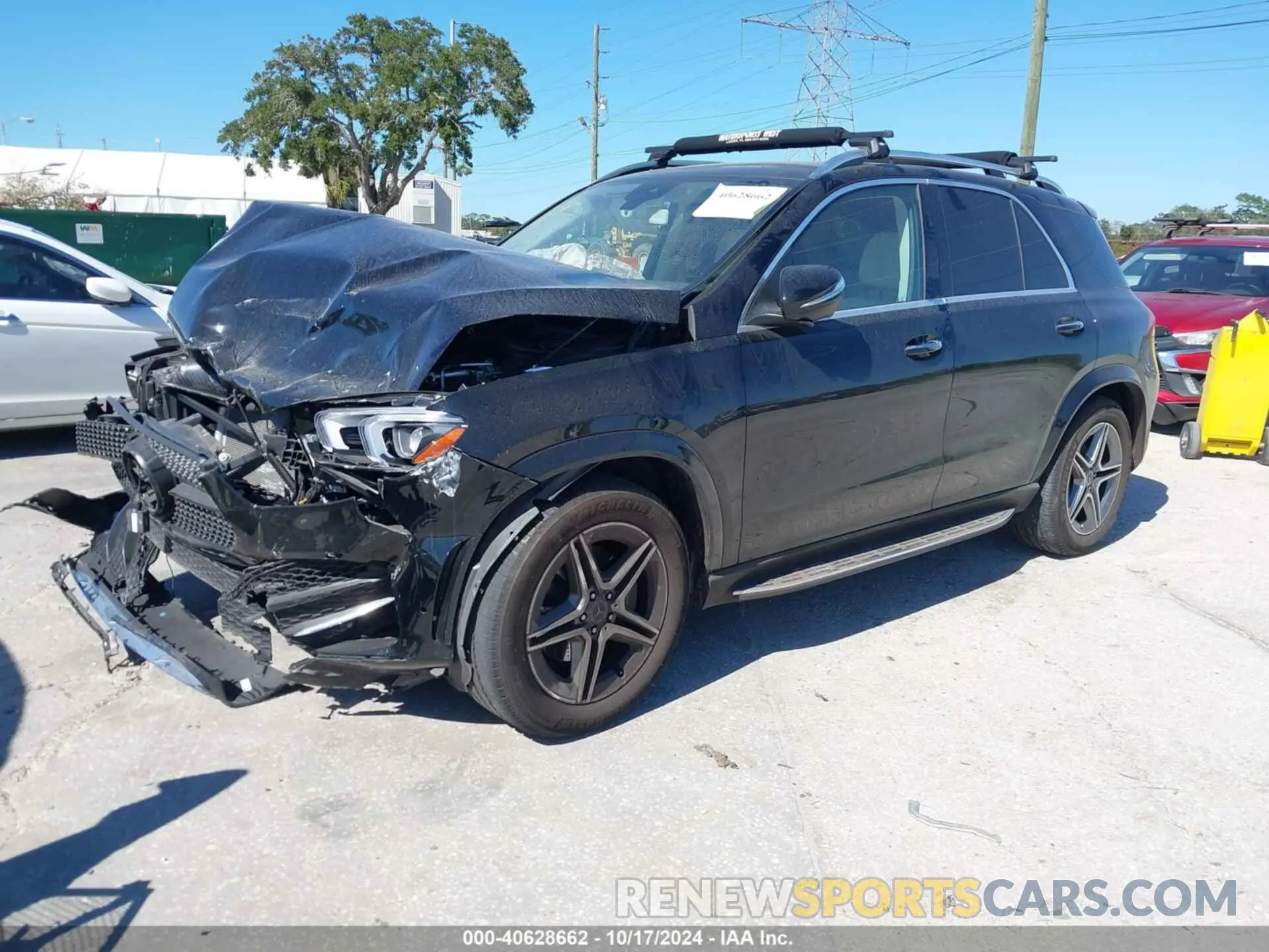 2 fotografías del automóvil dañado 4JGFB4JB2LA245341 MERCEDES-BENZ GLE 350 2020