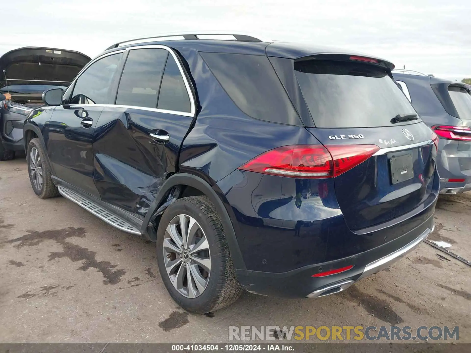 3 fotografías del automóvil dañado 4JGFB4JB2LA286388 MERCEDES-BENZ GLE 350 2020