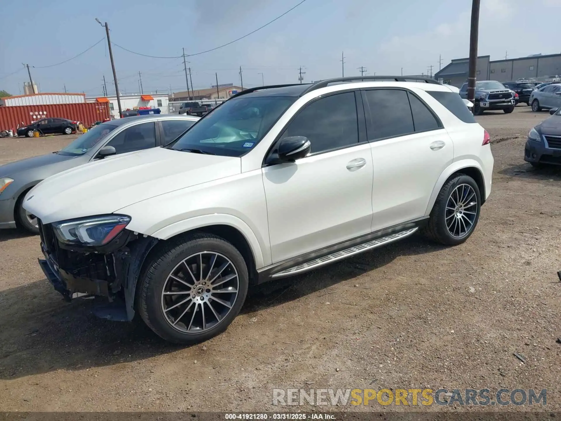2 fotografías del automóvil dañado 4JGFB4JB4LA282620 MERCEDES-BENZ GLE 350 2020