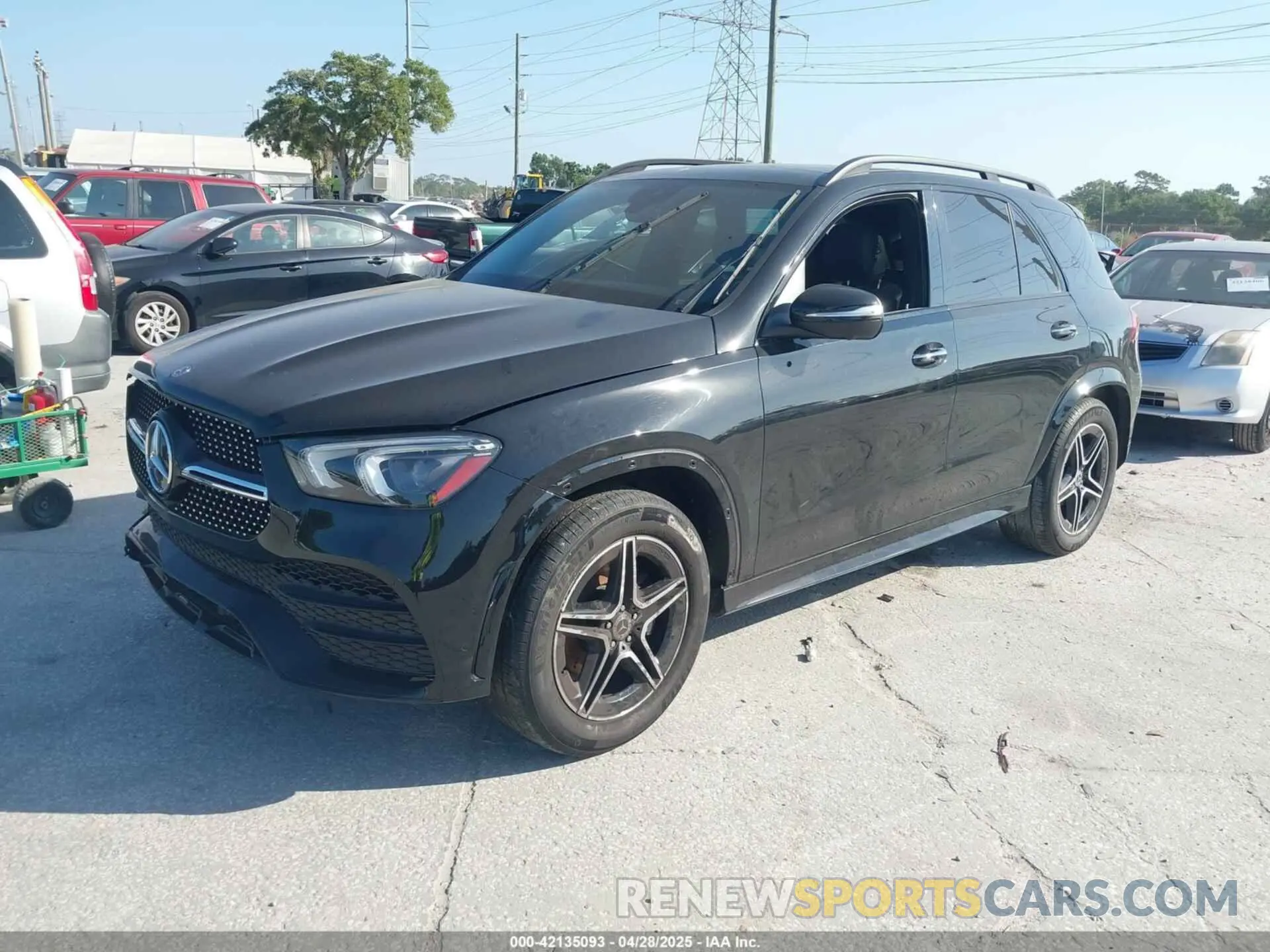 2 fotografías del automóvil dañado 4JGFB4JB6LA202864 MERCEDES-BENZ GLE 350 2020
