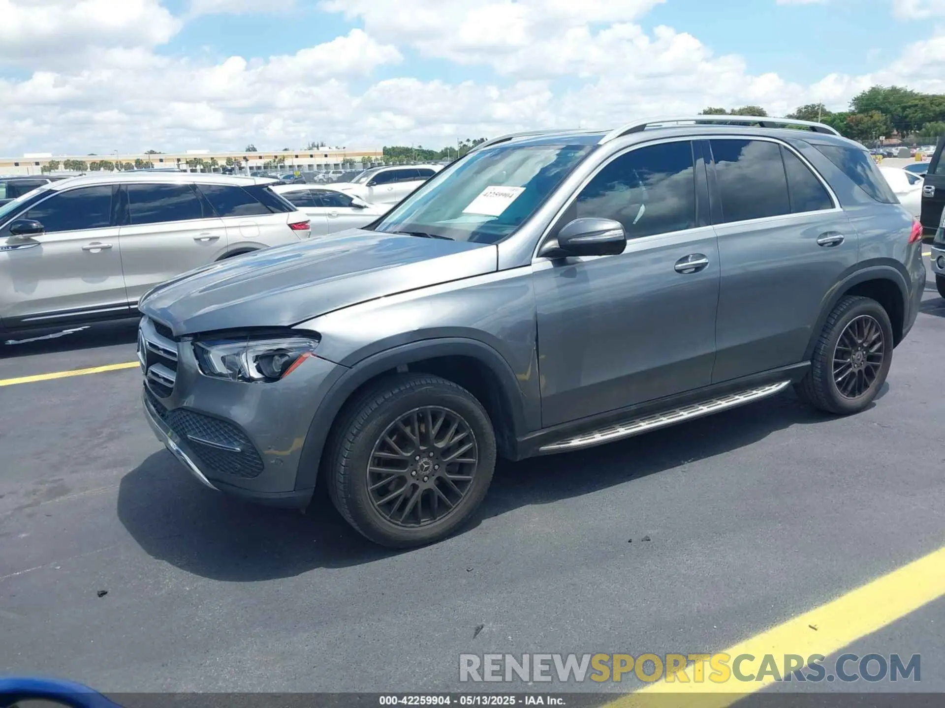 2 fotografías del automóvil dañado 4JGFB4KB4LA013712 MERCEDES-BENZ GLE 350 2020