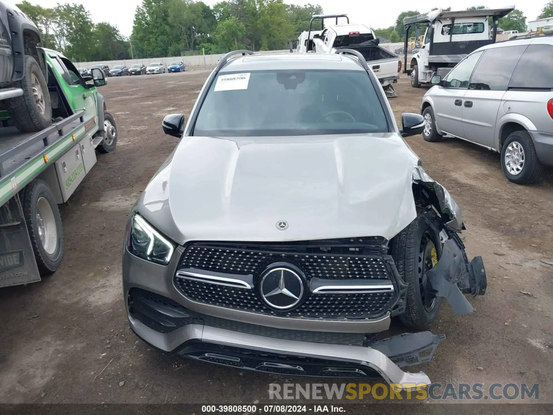 12 fotografías del automóvil dañado 4JGFB4KB4LA249597 MERCEDES-BENZ GLE 350 2020